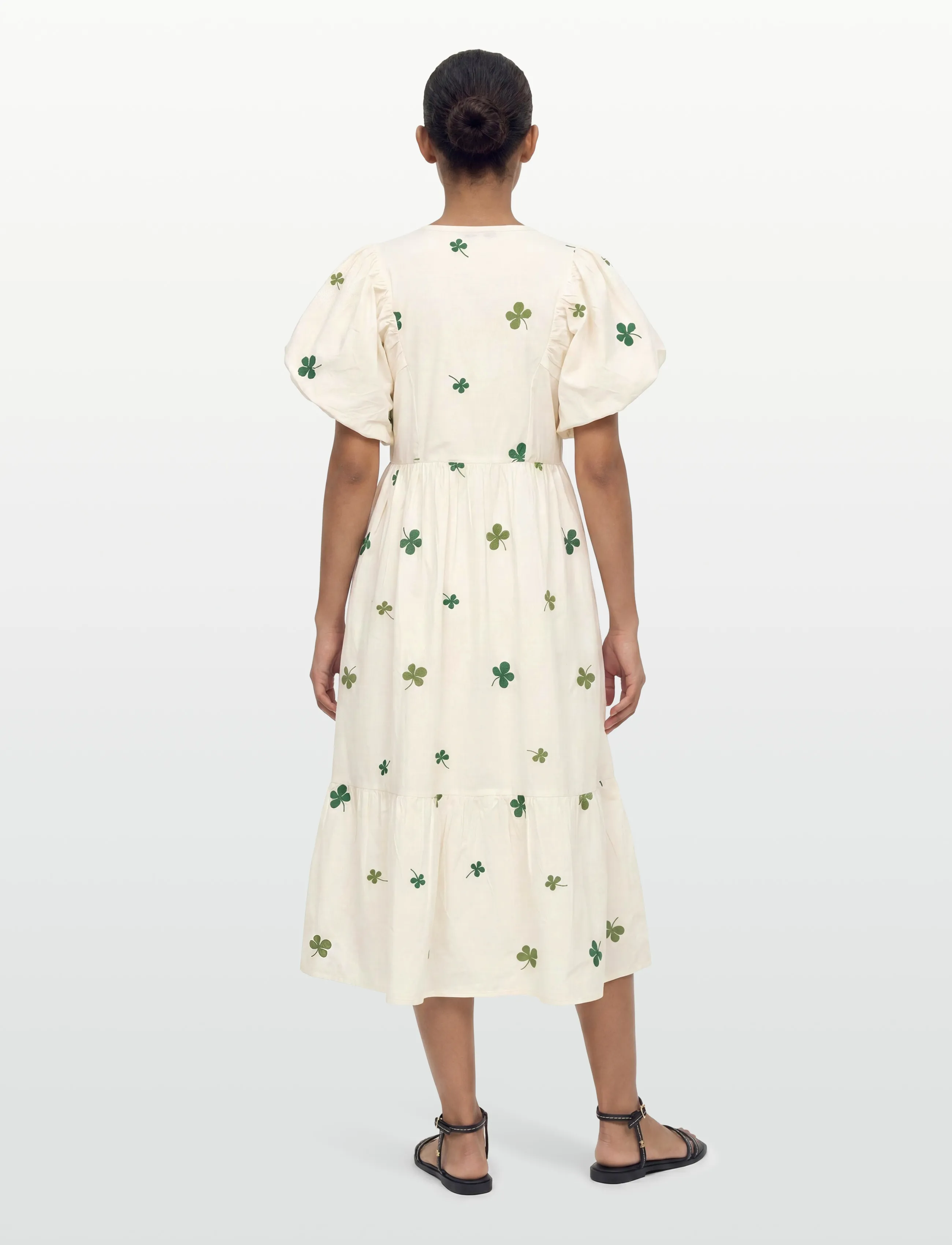A-View - Albertine dress - midiklänningar - 005 off white - 4