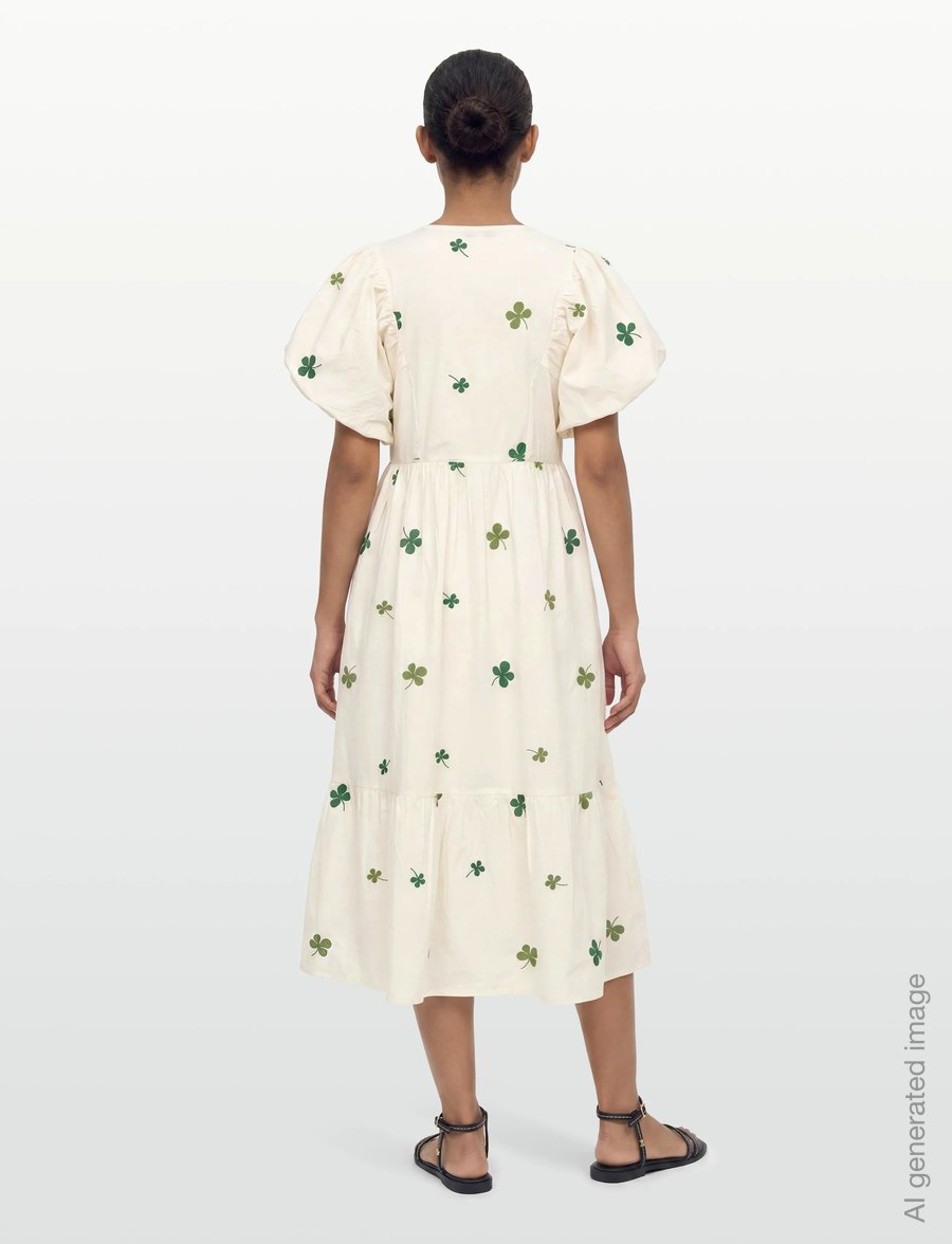 A-View - Albertine dress - sommerkjoler - 005 off white - 4