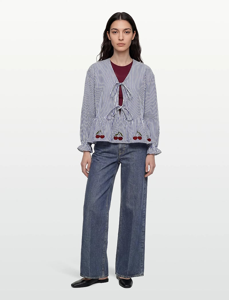 A-View - Alize blouse - langärmlige blusen - blue/white stribe - 0