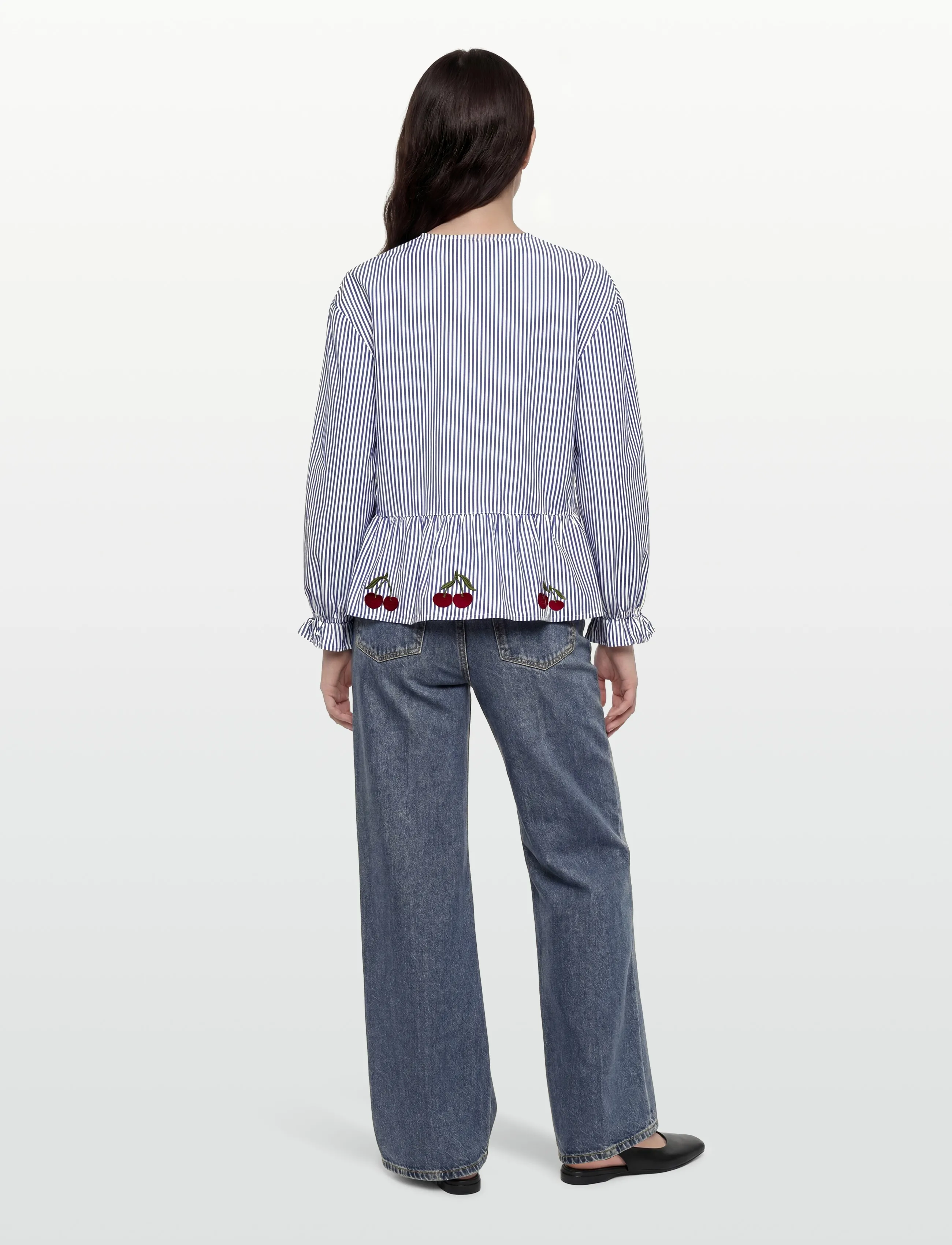 A-View - Alize blouse - langärmlige blusen - blue/white stribe - 4