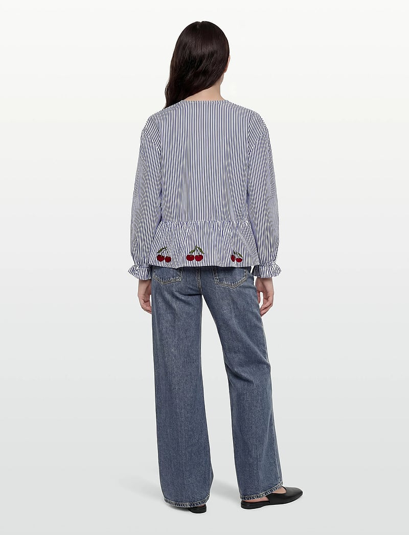 A-View - Alize blouse - langärmlige blusen - blue/white stribe - 4