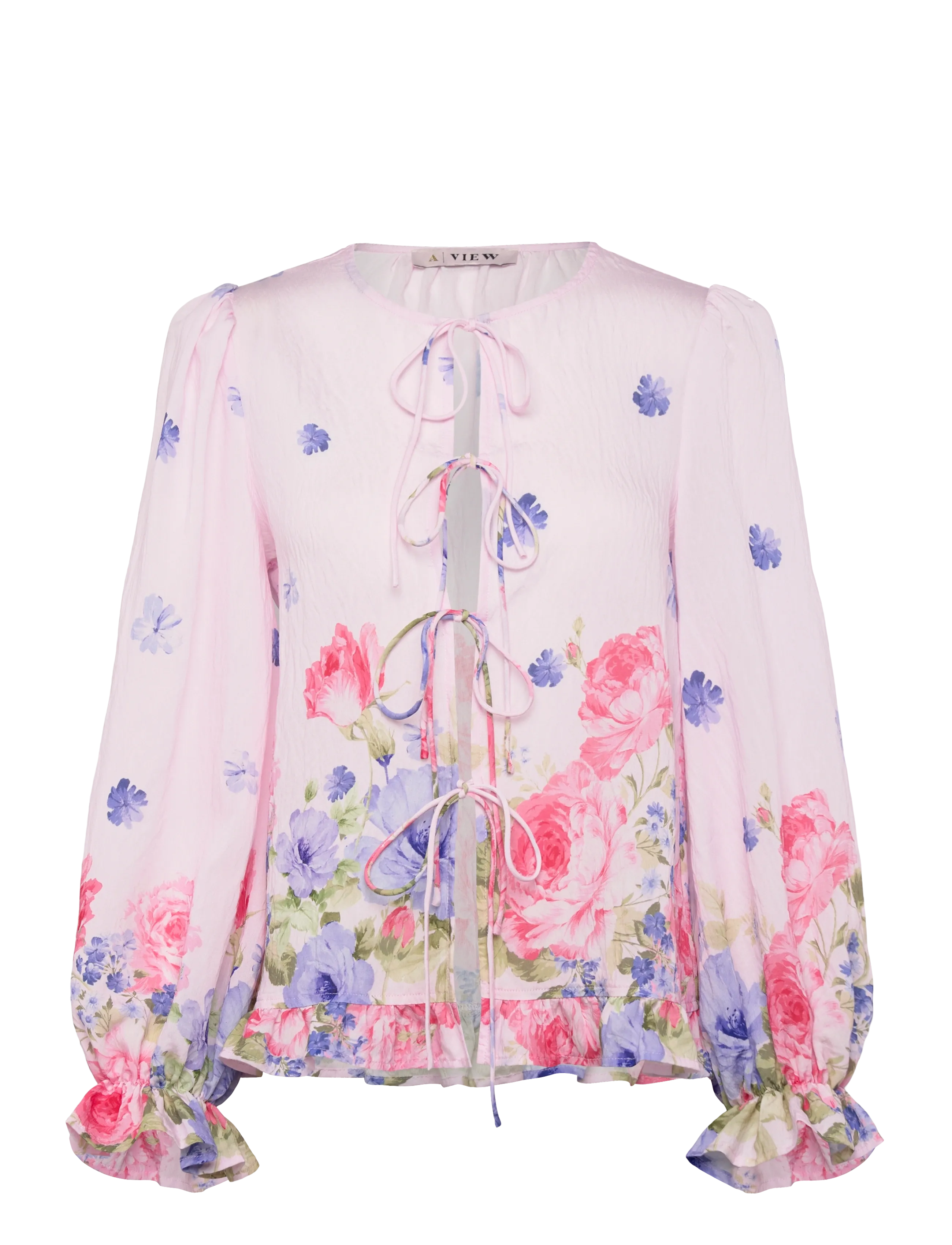 A-VIEW Fleur Bluse Pink - 40 - Damen