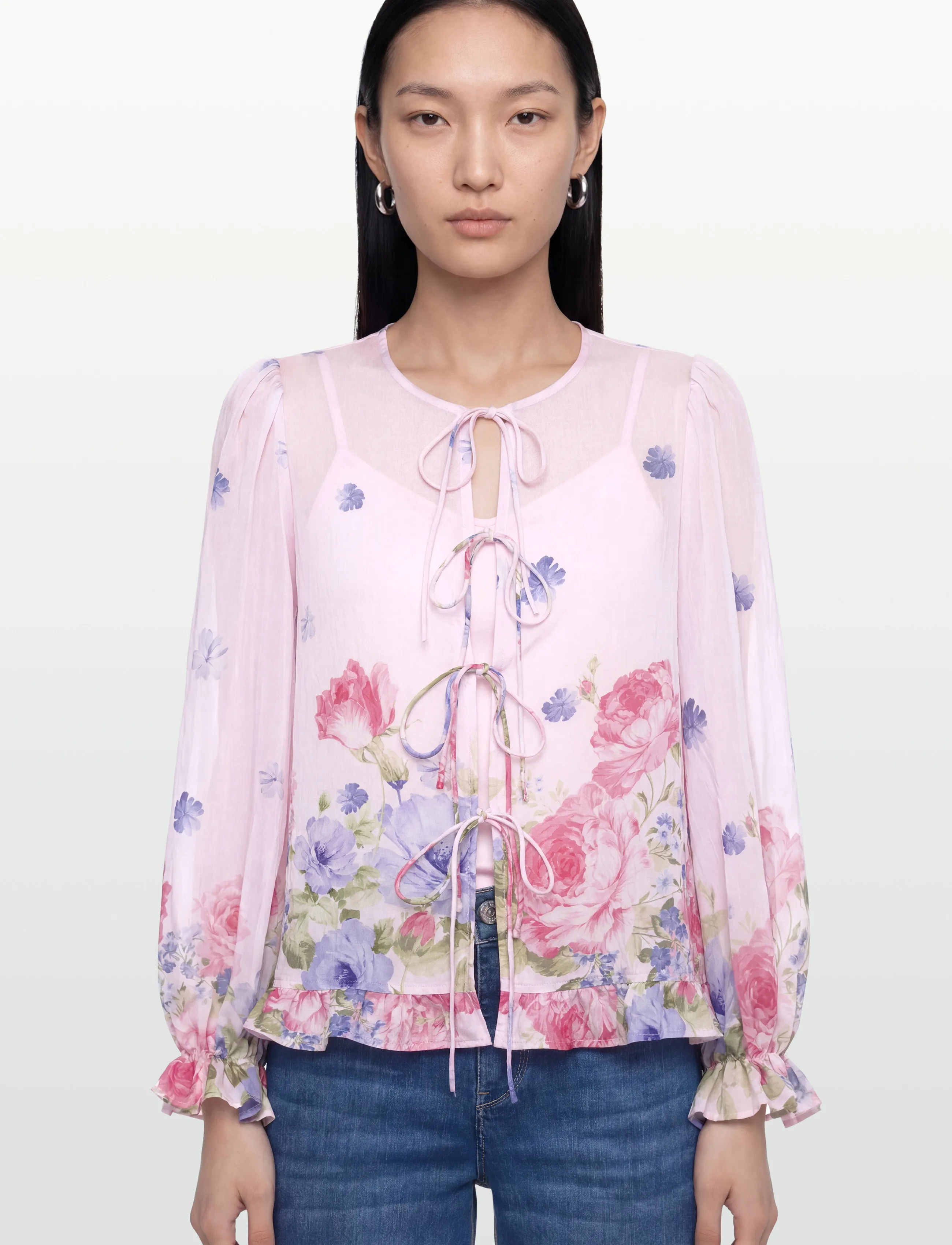 A-View - Fleur blouse - langärmlige blusen - rose/pink - 3