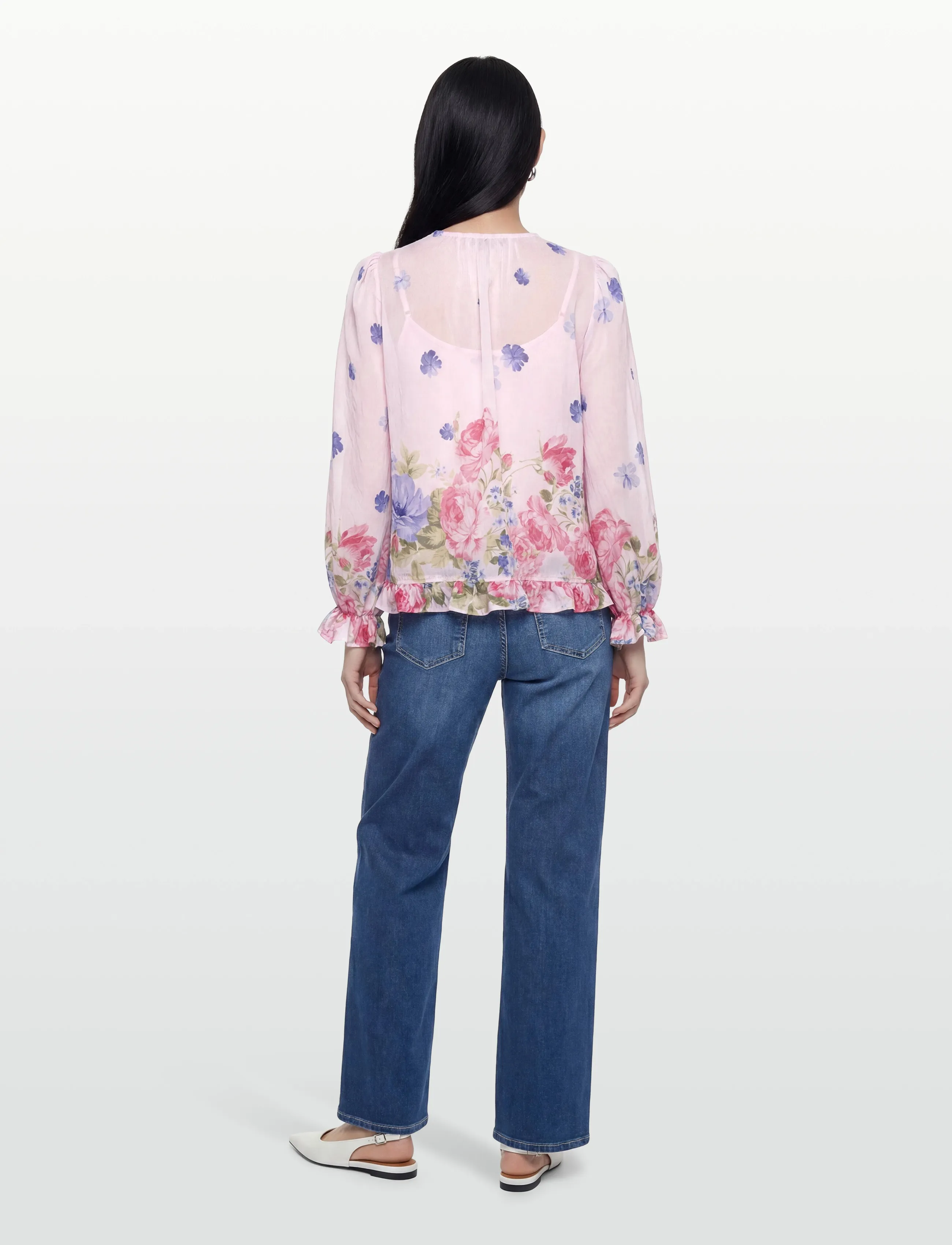 A-View - Fleur blouse - langärmlige blusen - rose/pink - 4