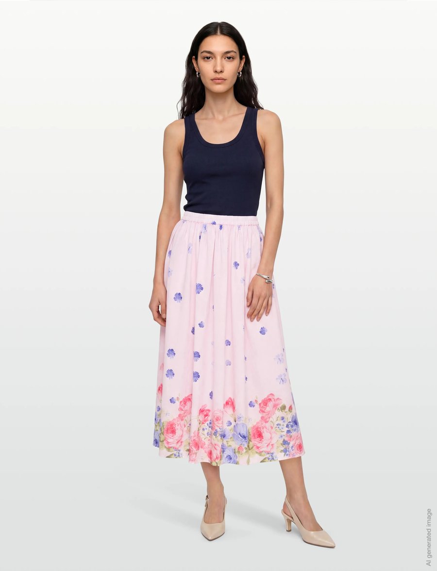 A-View - Fleur skirt - jupes longues - rose/pink - 0