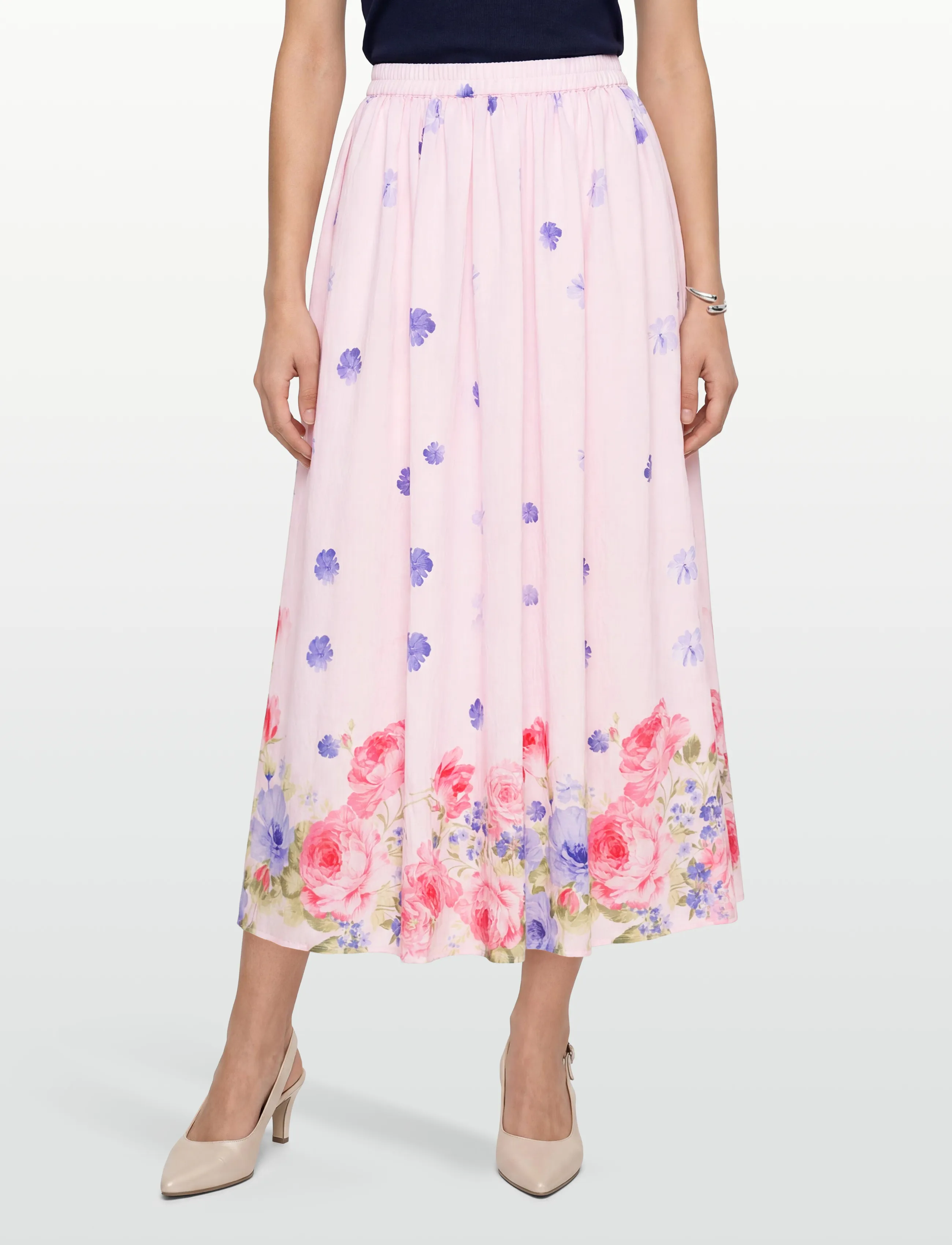A-View - Fleur skirt - maxi röcke - rose/pink - 3