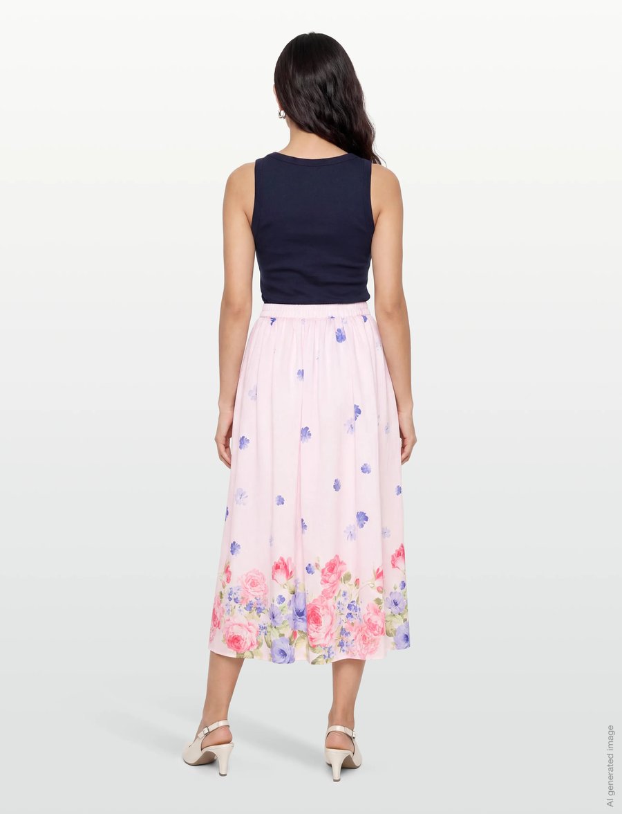 A-View - Fleur skirt - jupes longues - rose/pink - 4
