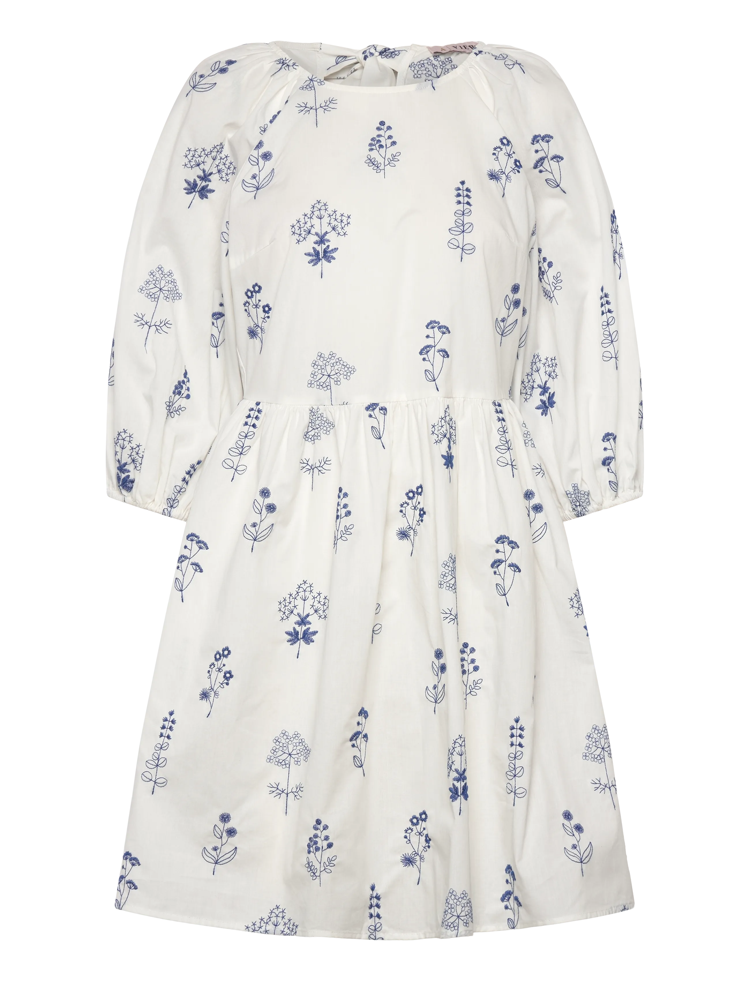 A-View Agnelia dress - A-View - WHITE/BLUE / white