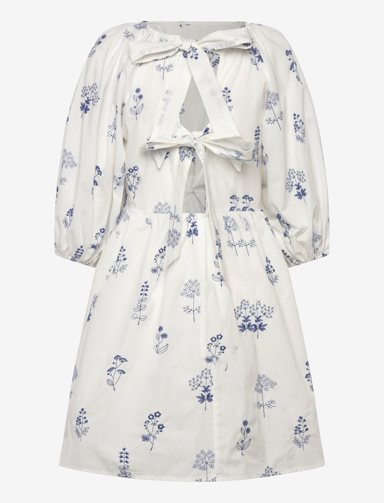 A-View - Agnelia dress - konfirmation - white/blue - 2
