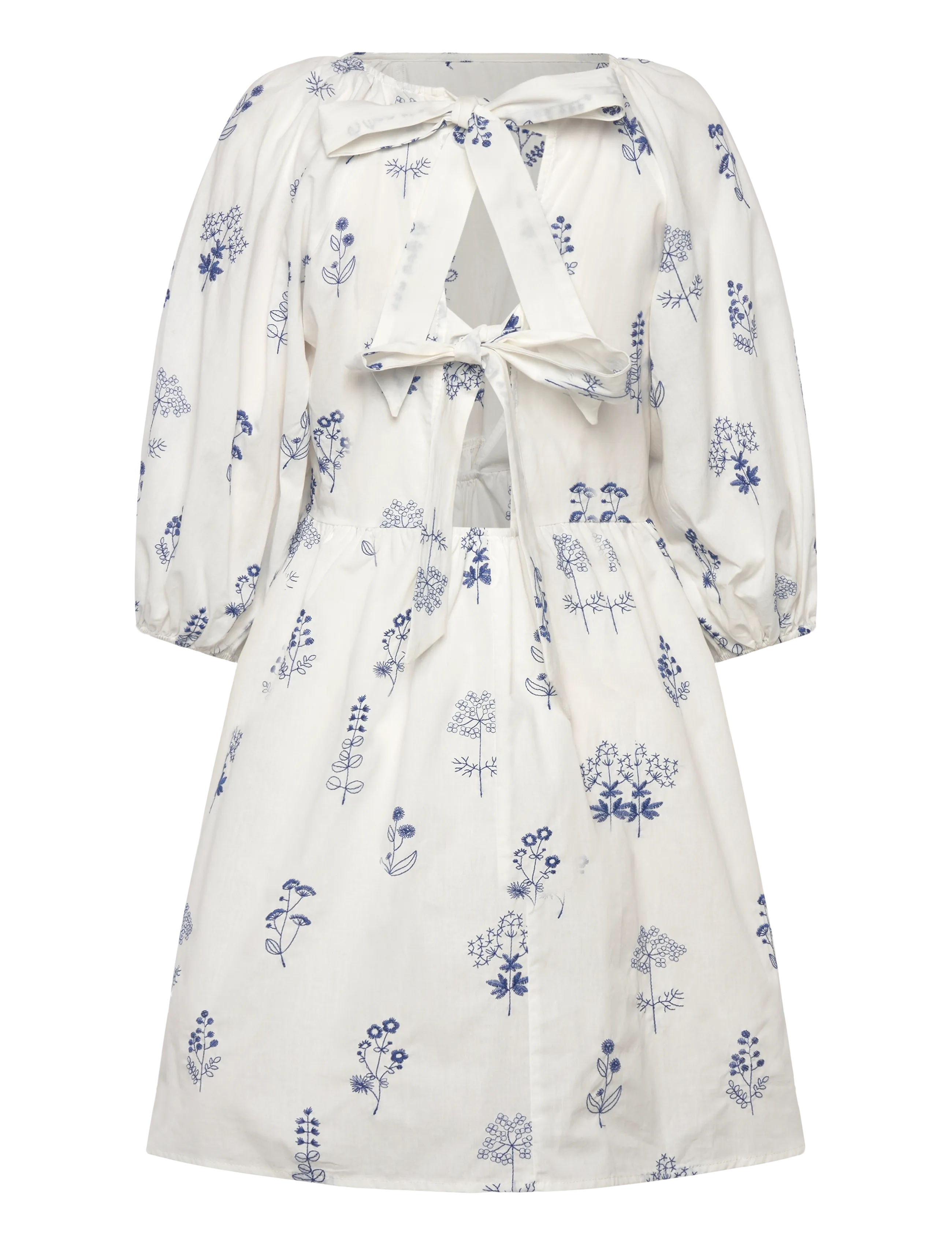 A-View - Agnelia dress - kurze kleider - white/blue - 2