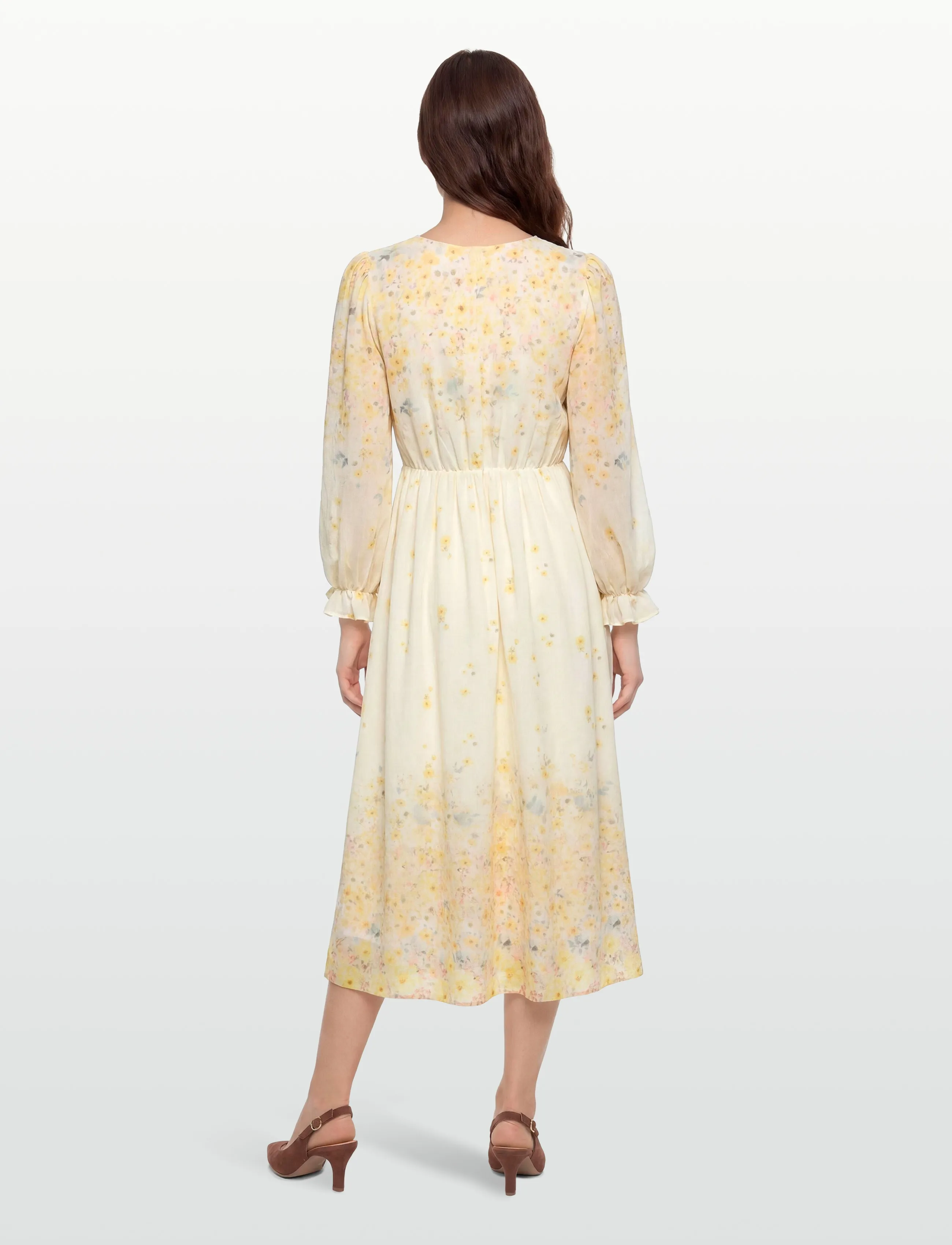 A-View - Aurora dress - maxi kjoler - pale yellow - 4