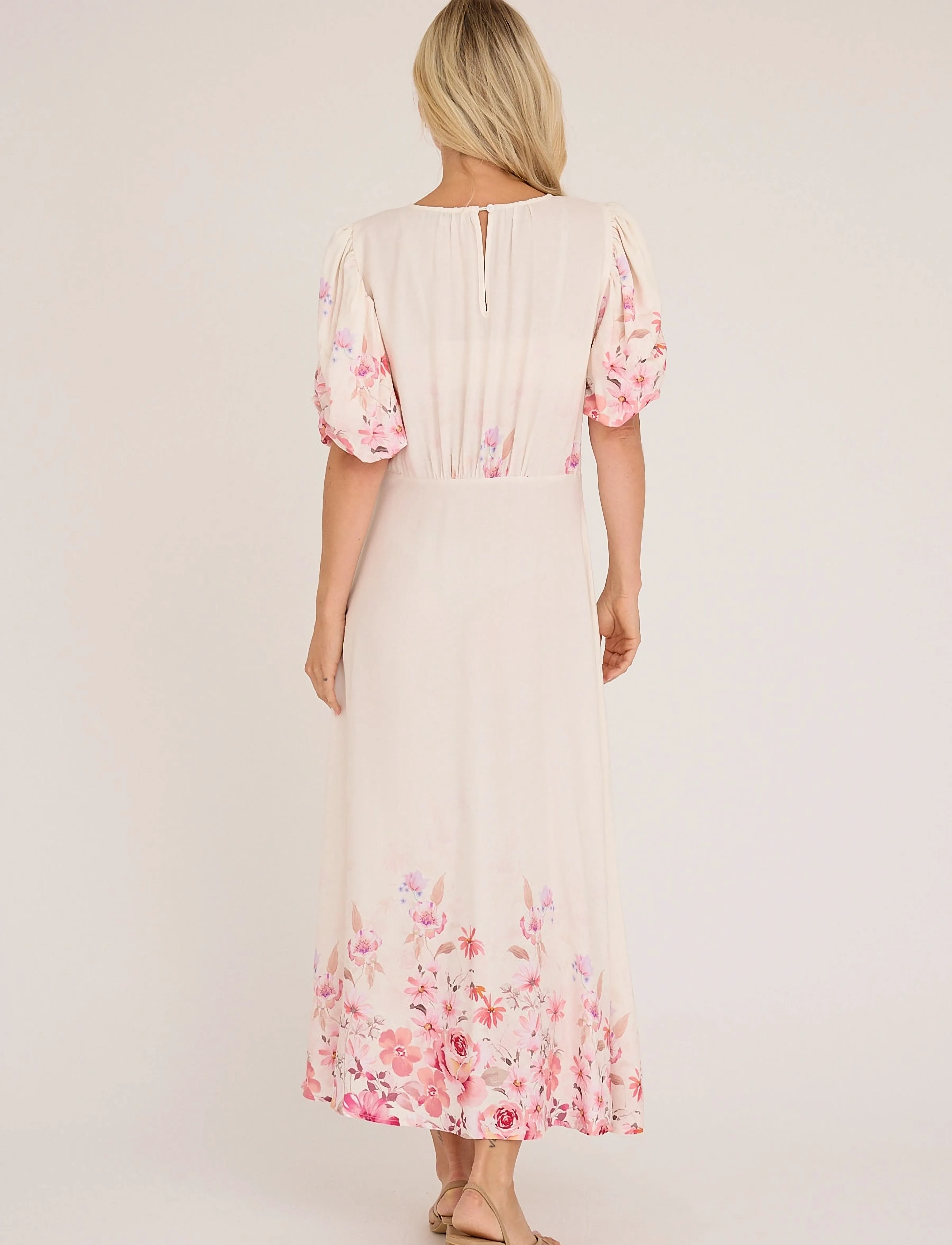 A-View - Botanic dress - sommarklänningar - cream - 3