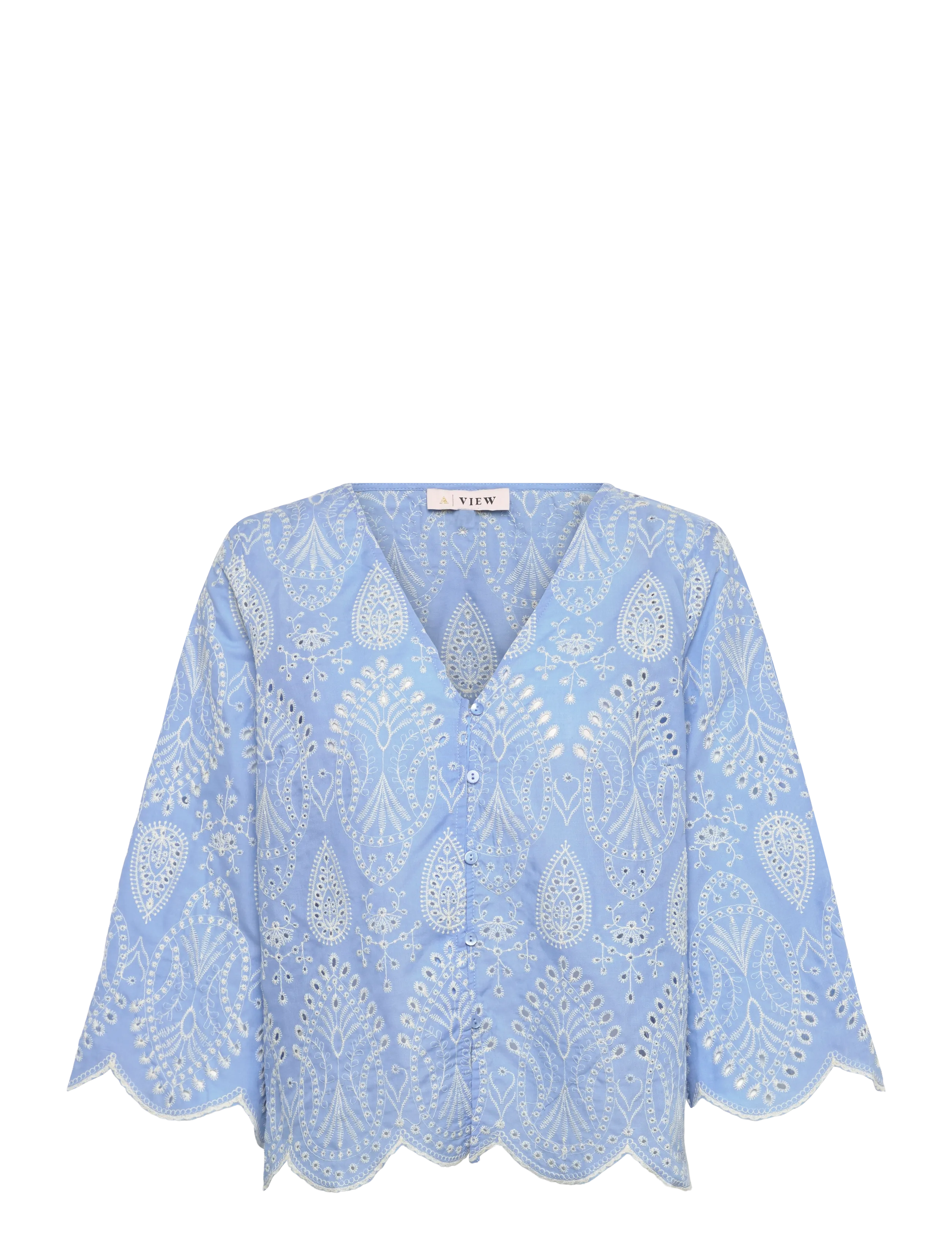 A-VIEW Aiana Bluse Blau - 38 - Damen