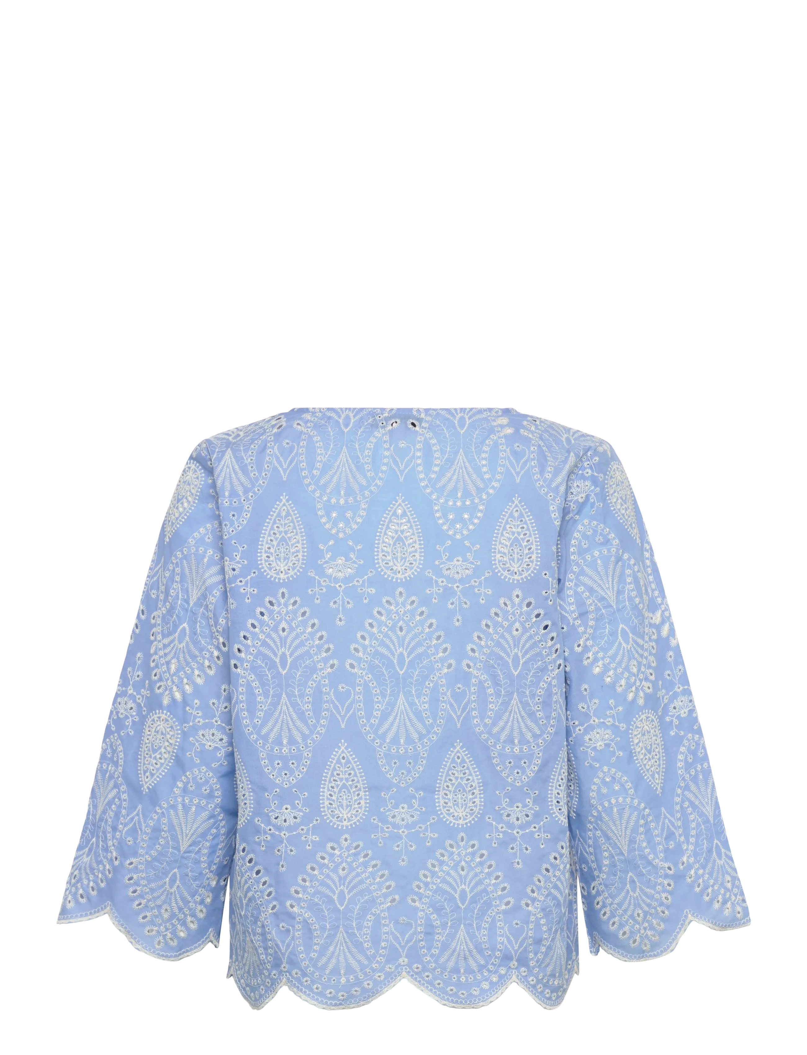 A-View - Aiana blouse - lühikeste varrukatega pluusid - light blue - 2