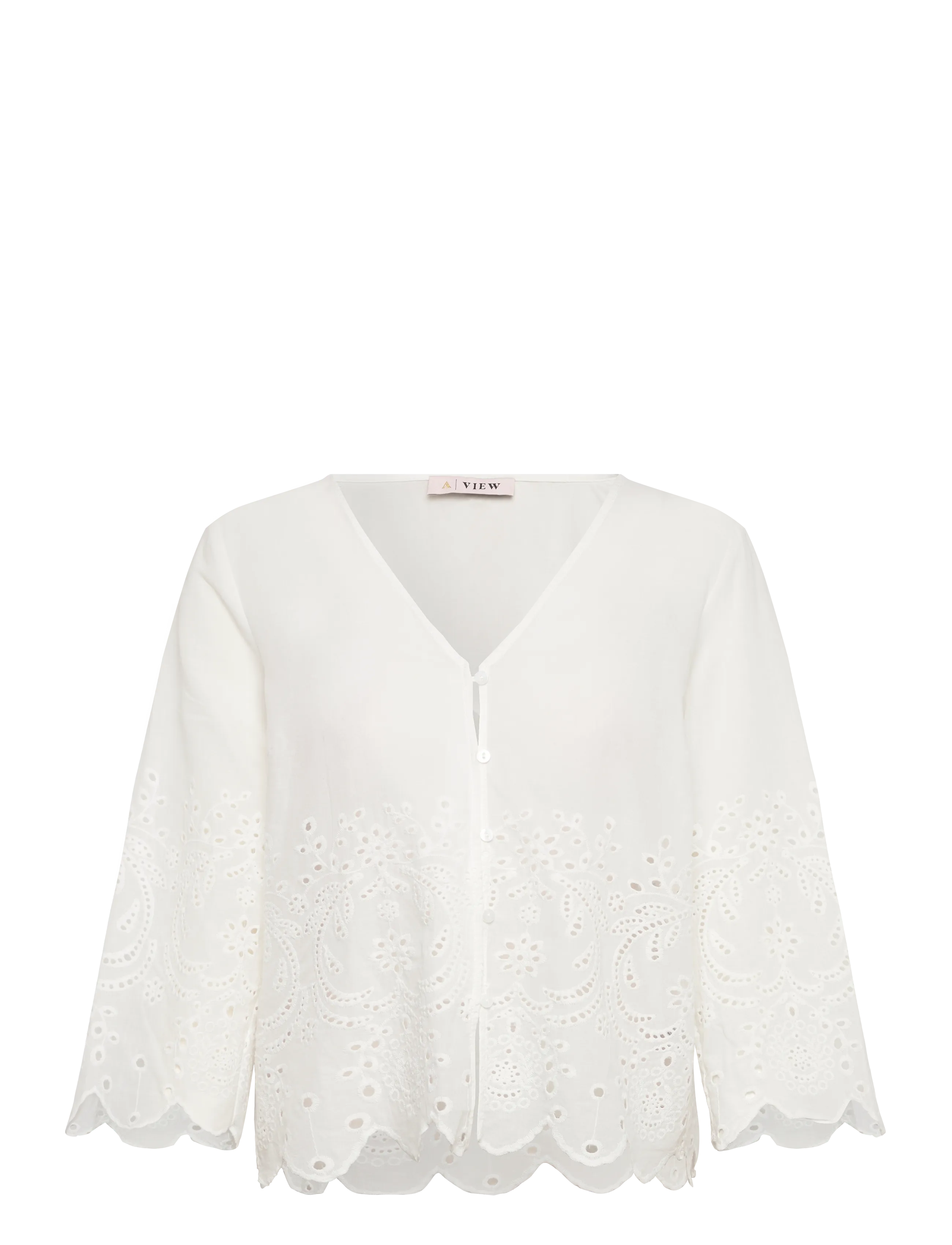 A-VIEW Aiana Bluse Weiß - 36 - Damen