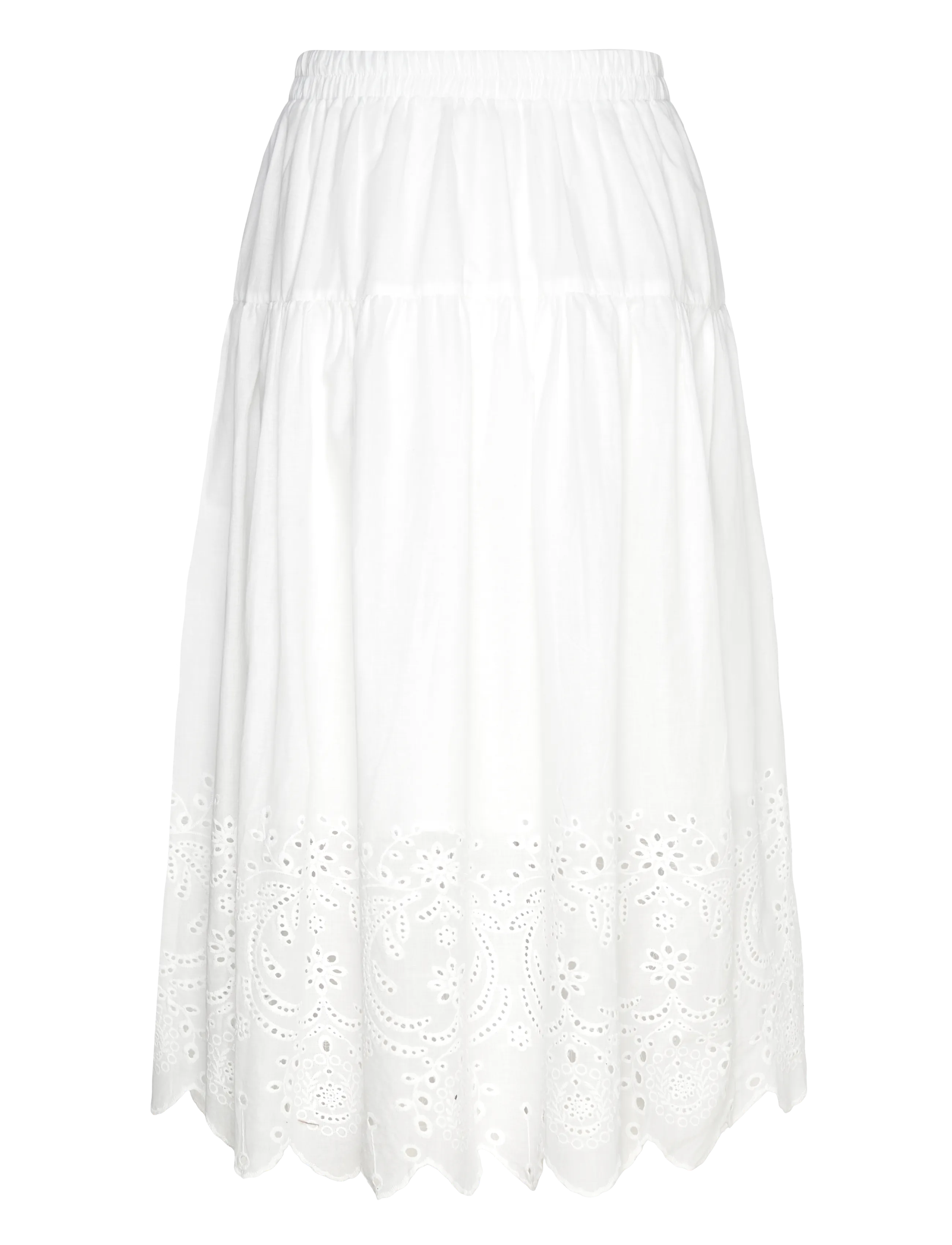 A-View - Viana skirt - maksihameet - white - 2