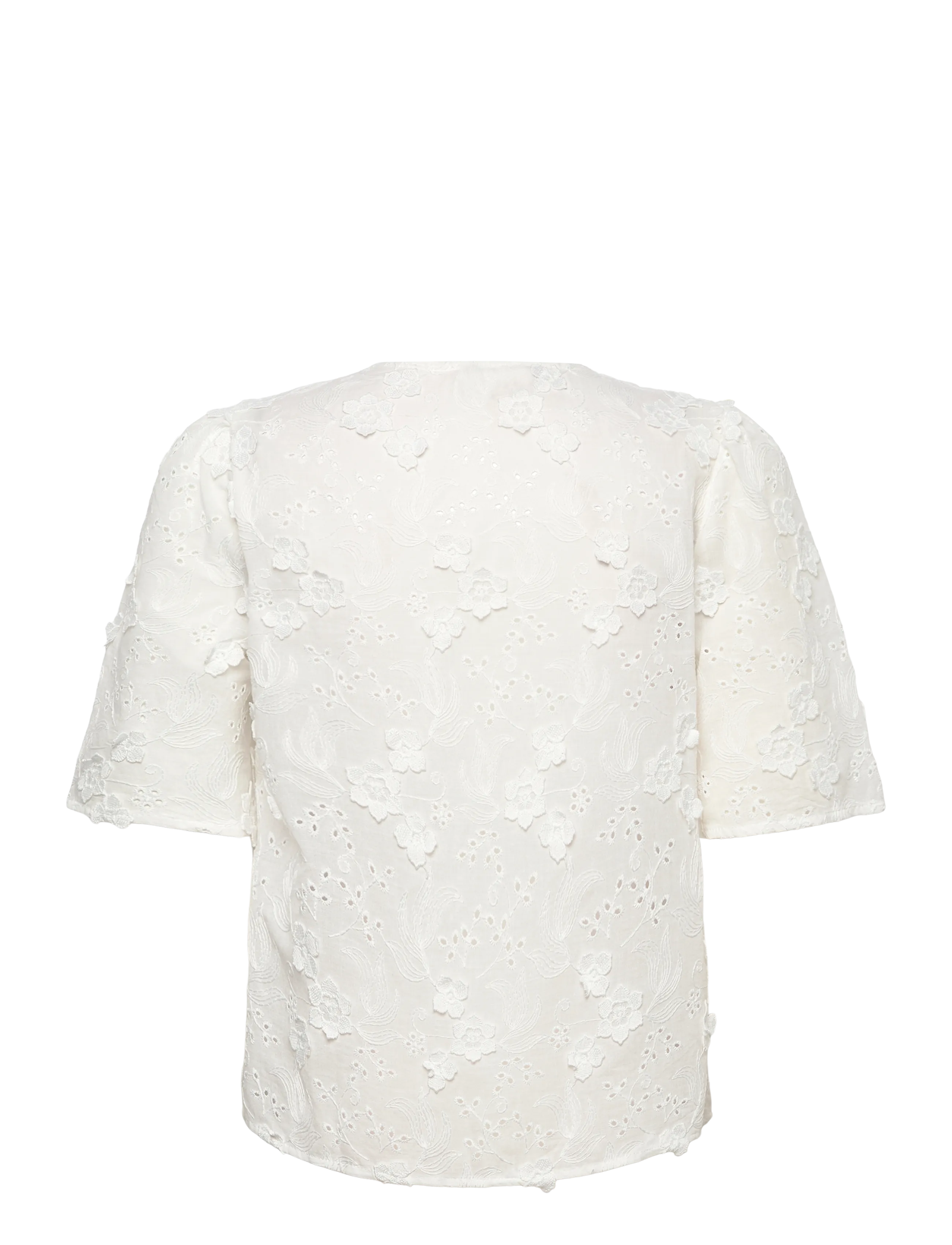 A-View - Rosamarie cardigan - short-sleeved blouses - white - 2