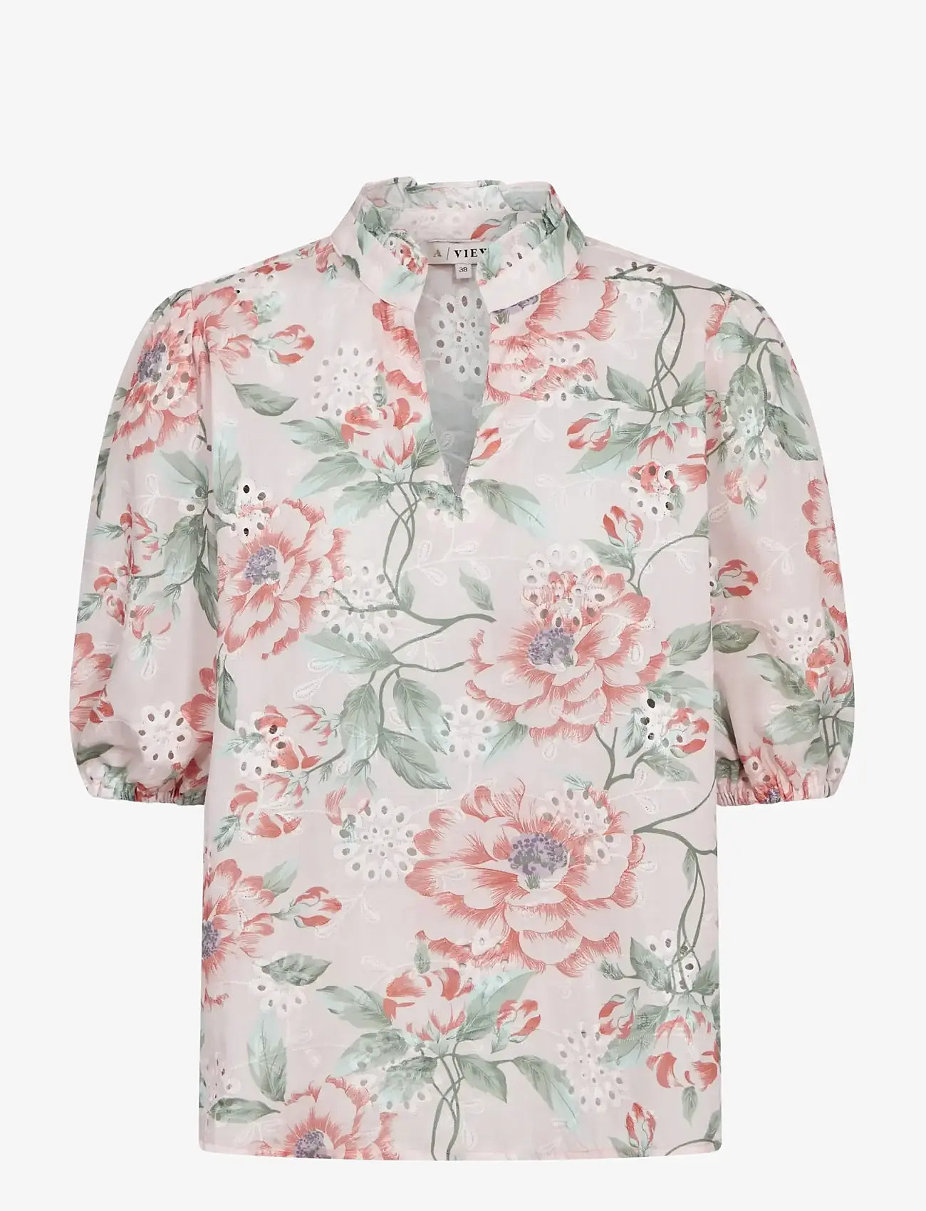 A-View - Grete s/s blouse - bluzki z krótkim rękawem - rose - 1