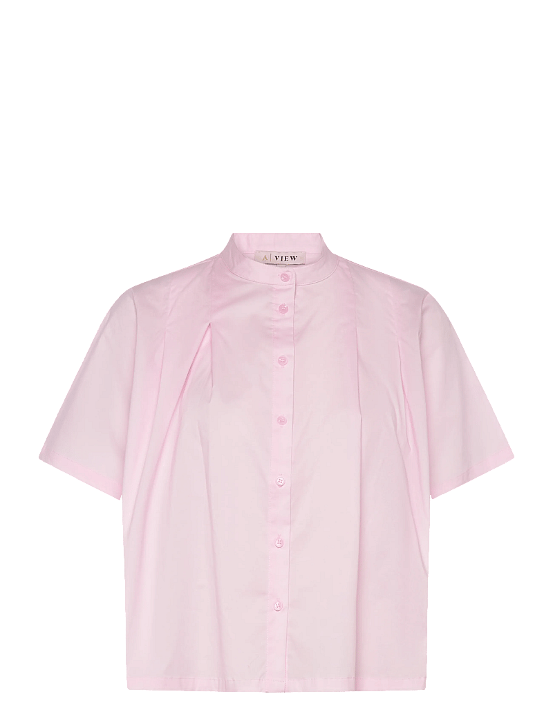 A-View - Alvina shirt - kurzärmlige hemden - rose - 0