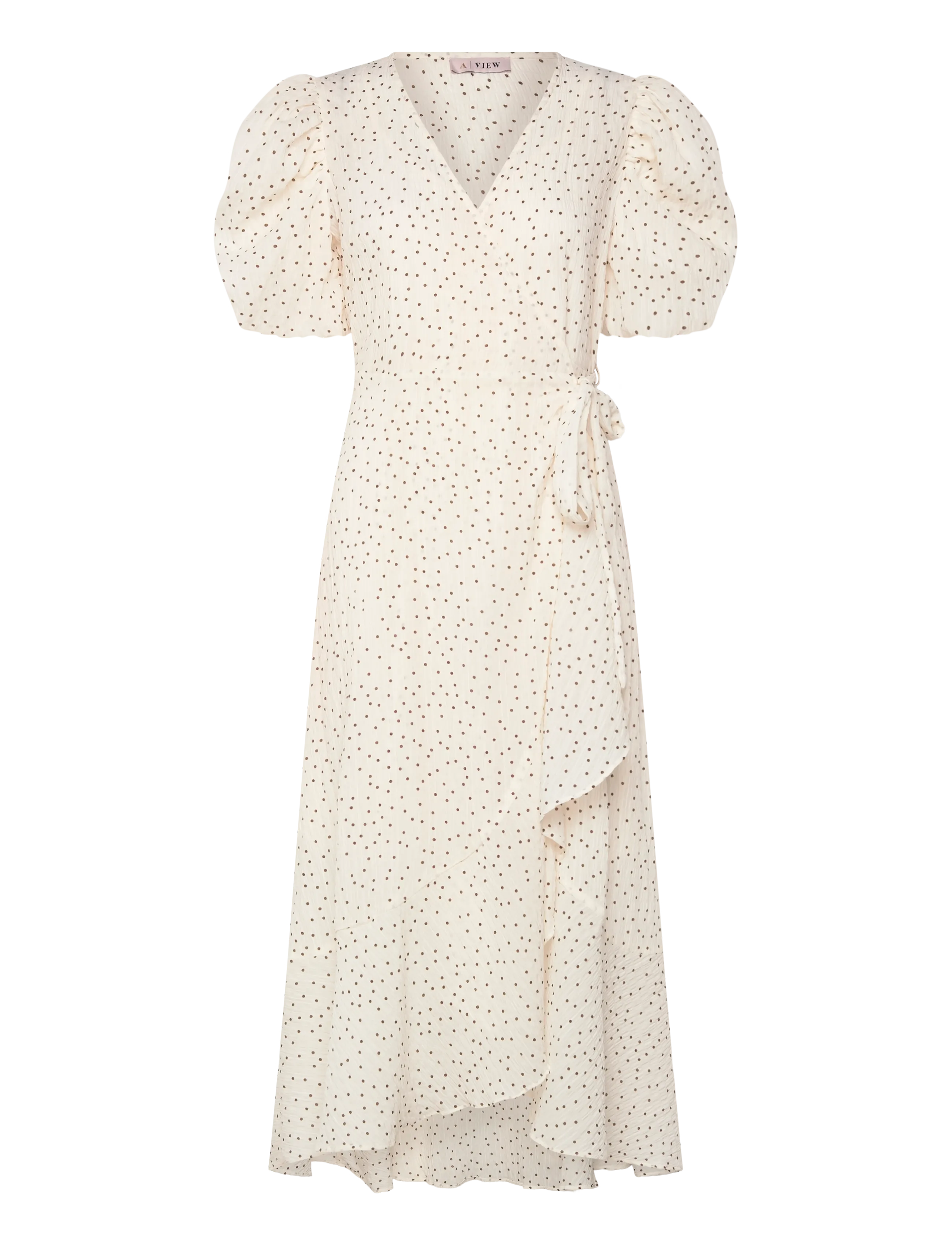 A-View - Sinda dot dress - cream/brown - 2