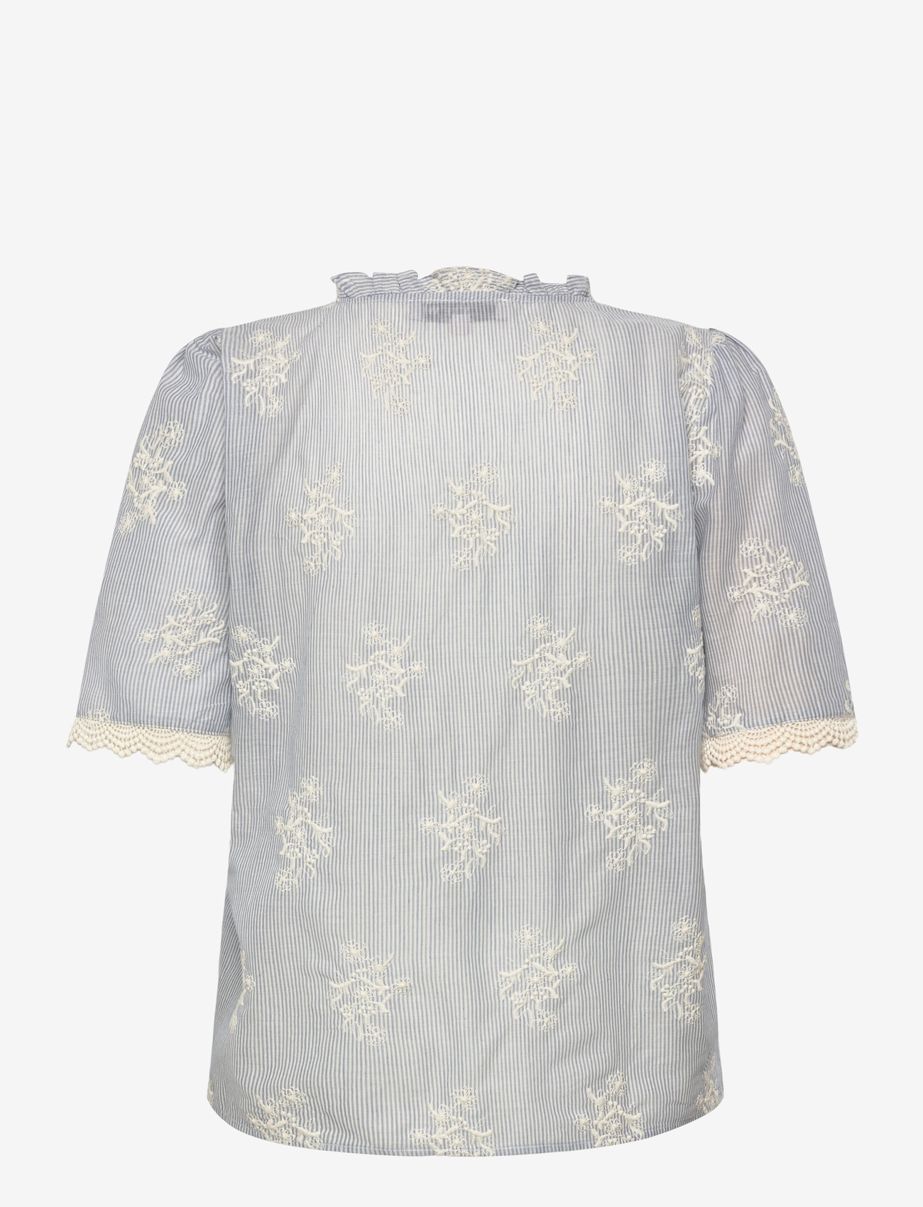 A-View - Conni blouse - short-sleeved blouses - blue/white - 2