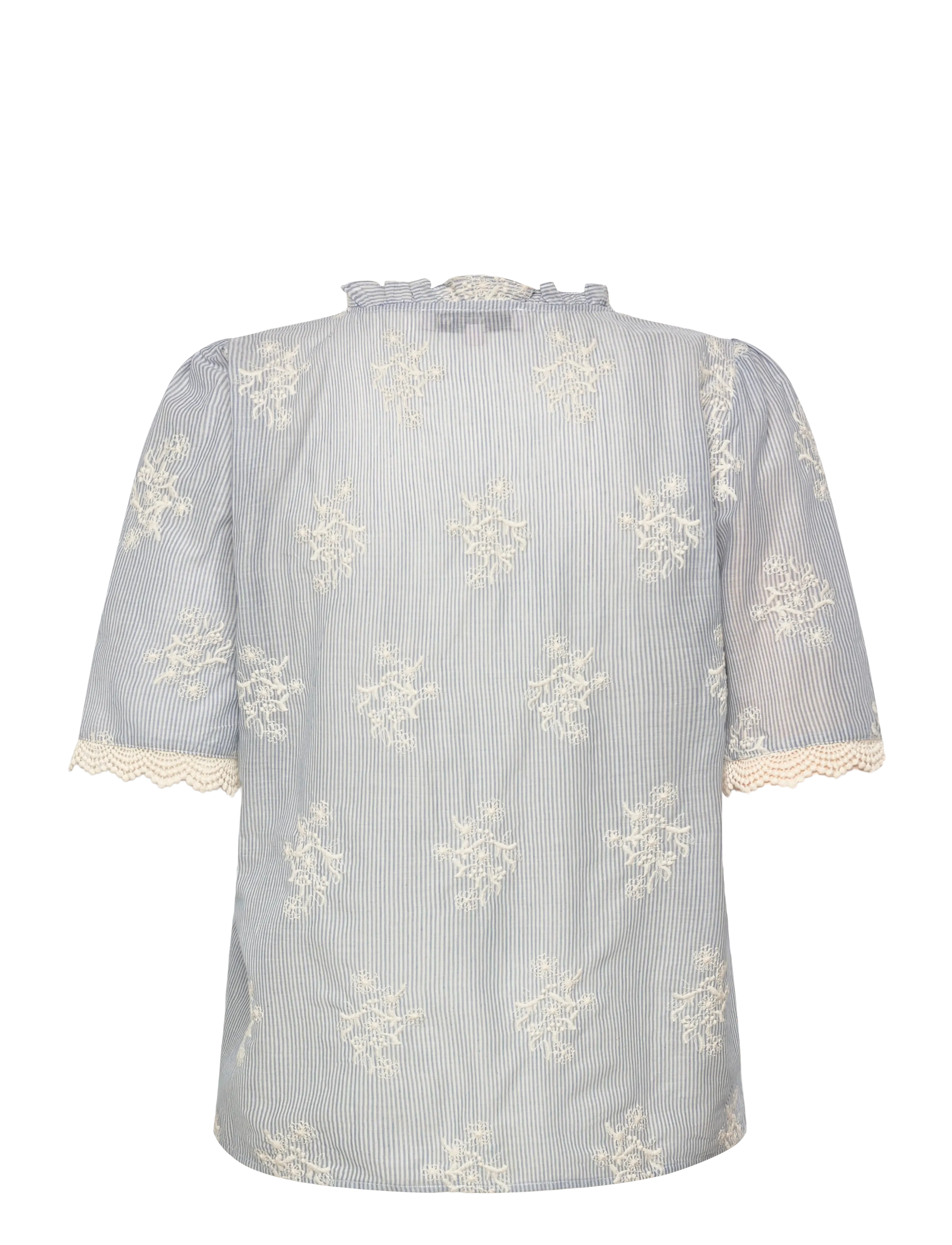 A-View - Conni blouse - blue/white - 2
