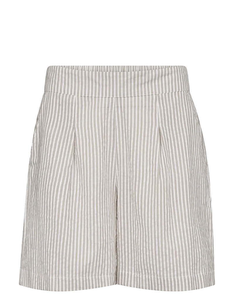 A-View - Sonja new shorts - casual shorts - sand/white - 1