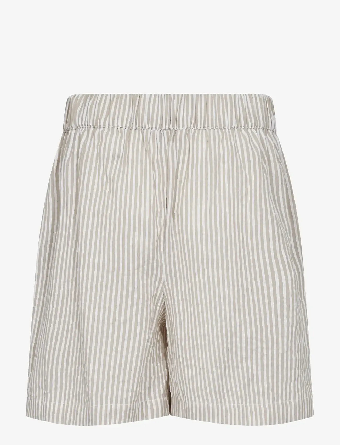 A-View - Sonja new shorts - lühikesed vabaajapüksid - sand/white - 2