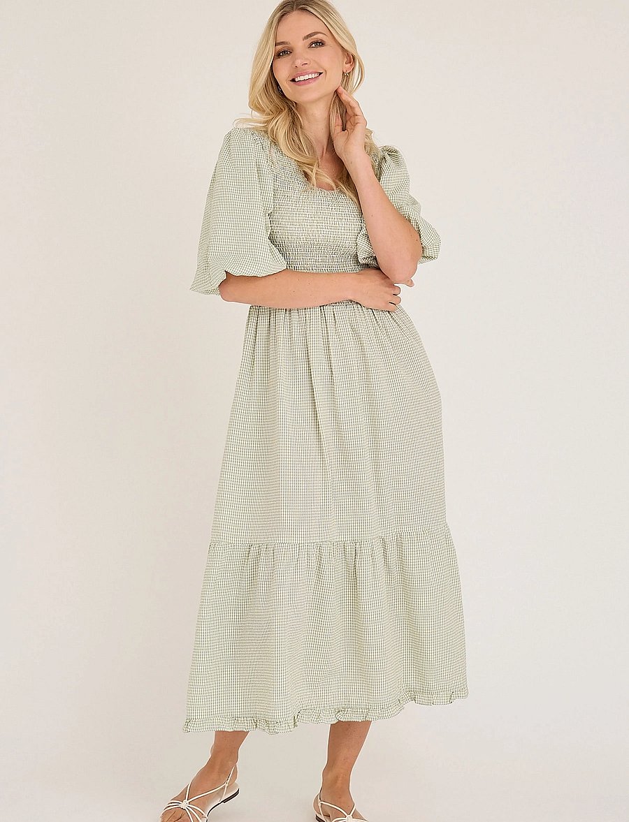 A-View - Signa dress - sommerkleider - dusty green - 0