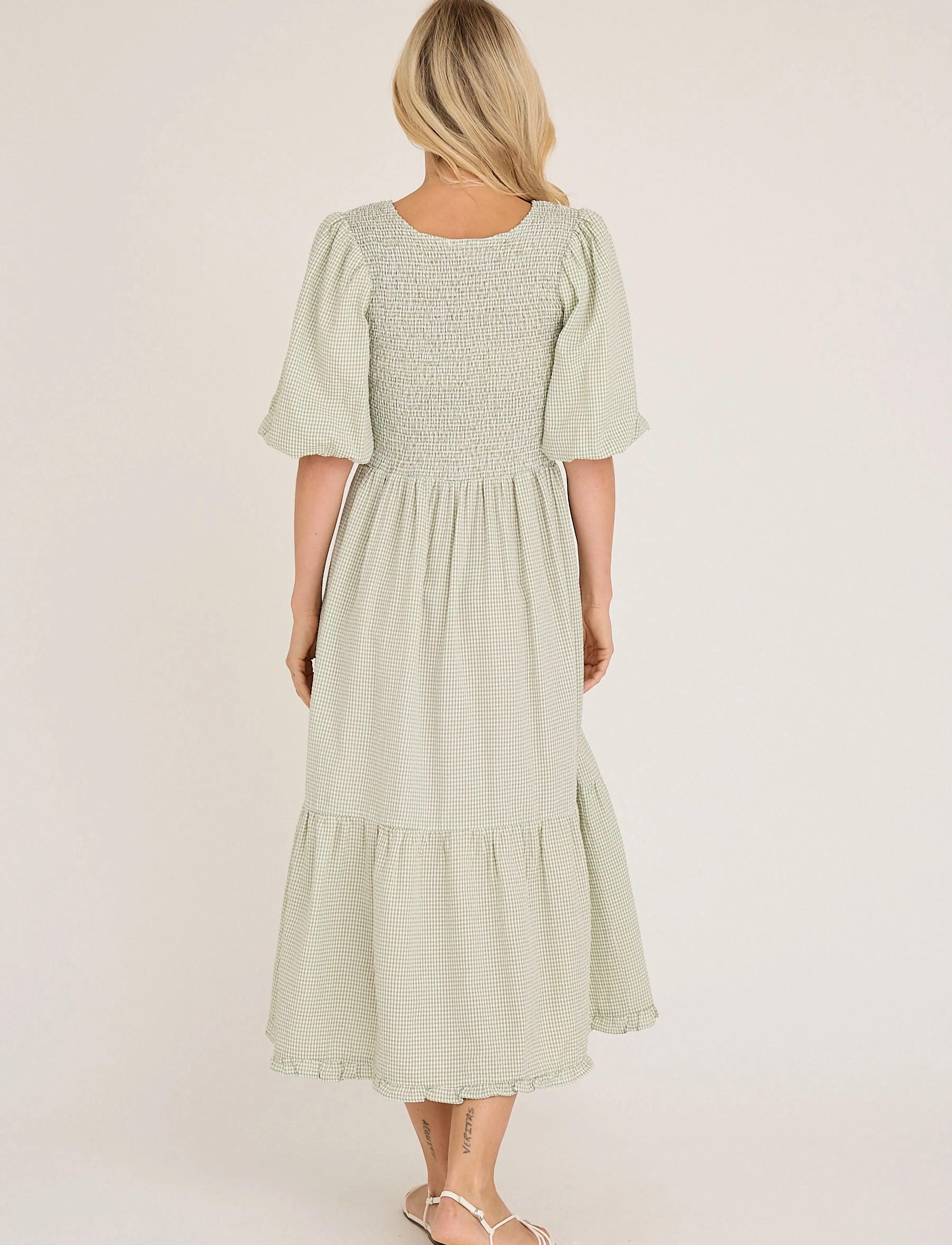 A-View - Signa dress - dusty green - 3
