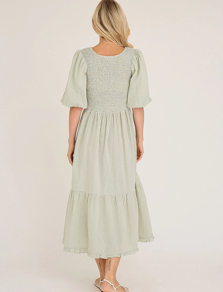A-View - Signa dress - sommerkleider - dusty green - 3