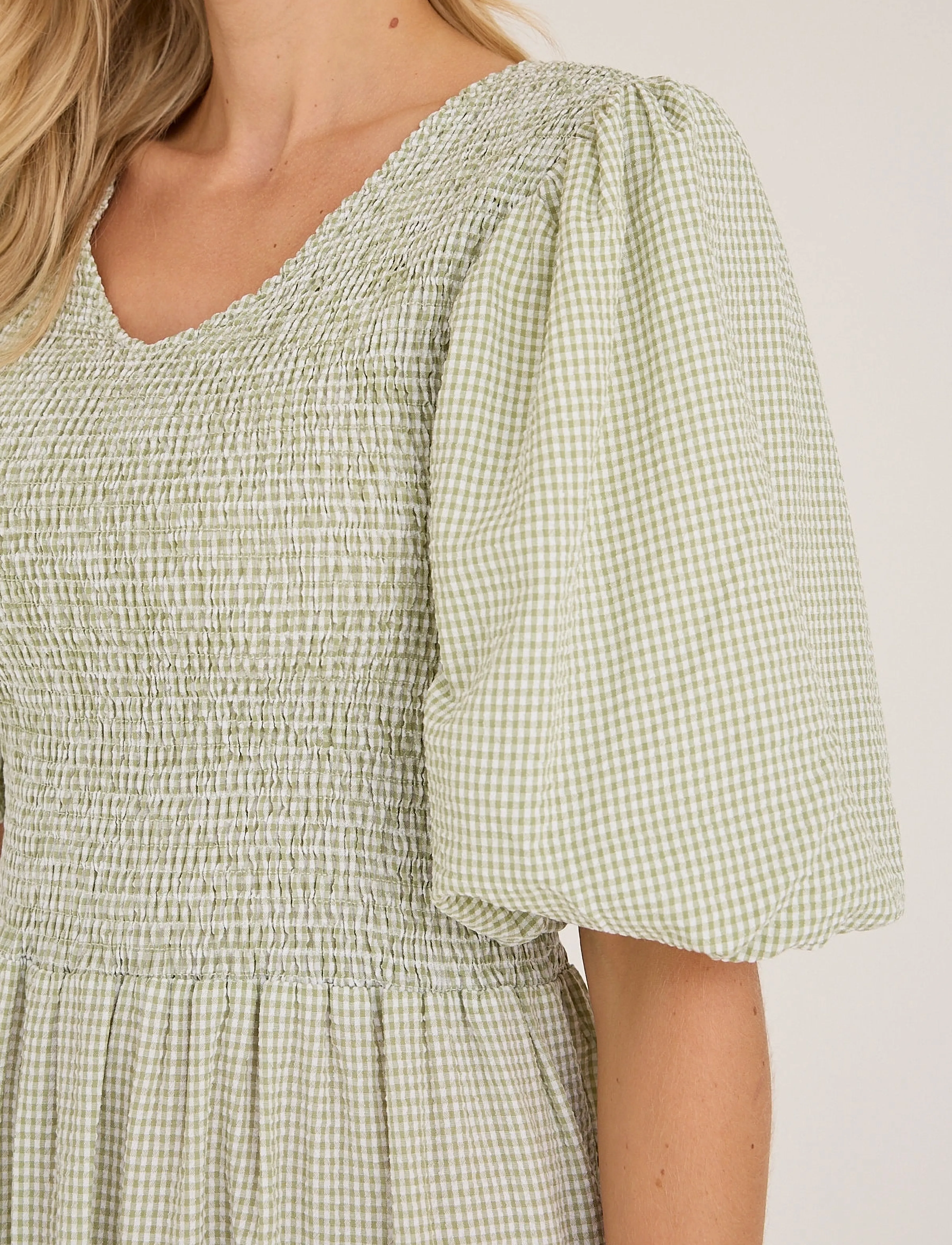A-View - Signa dress - dusty green - 4