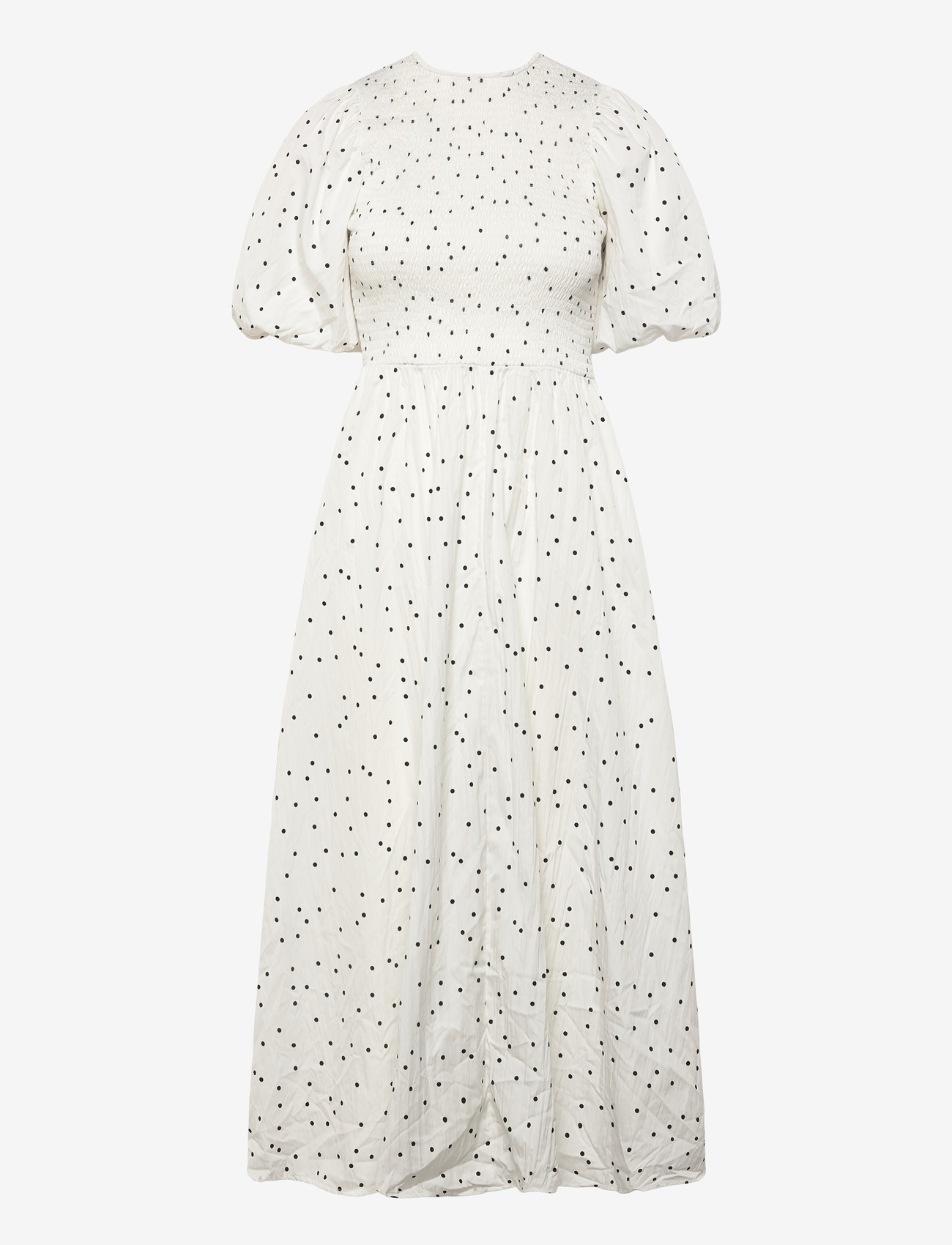 A-View - Tabita dot dress - sommerkleider - white with black dots - 1