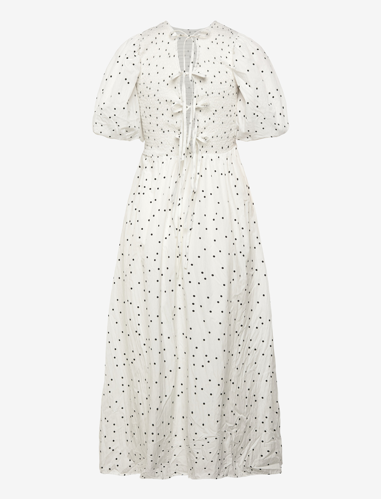 A-View - Tabita dot dress - sommerkleider - white with black dots - 2