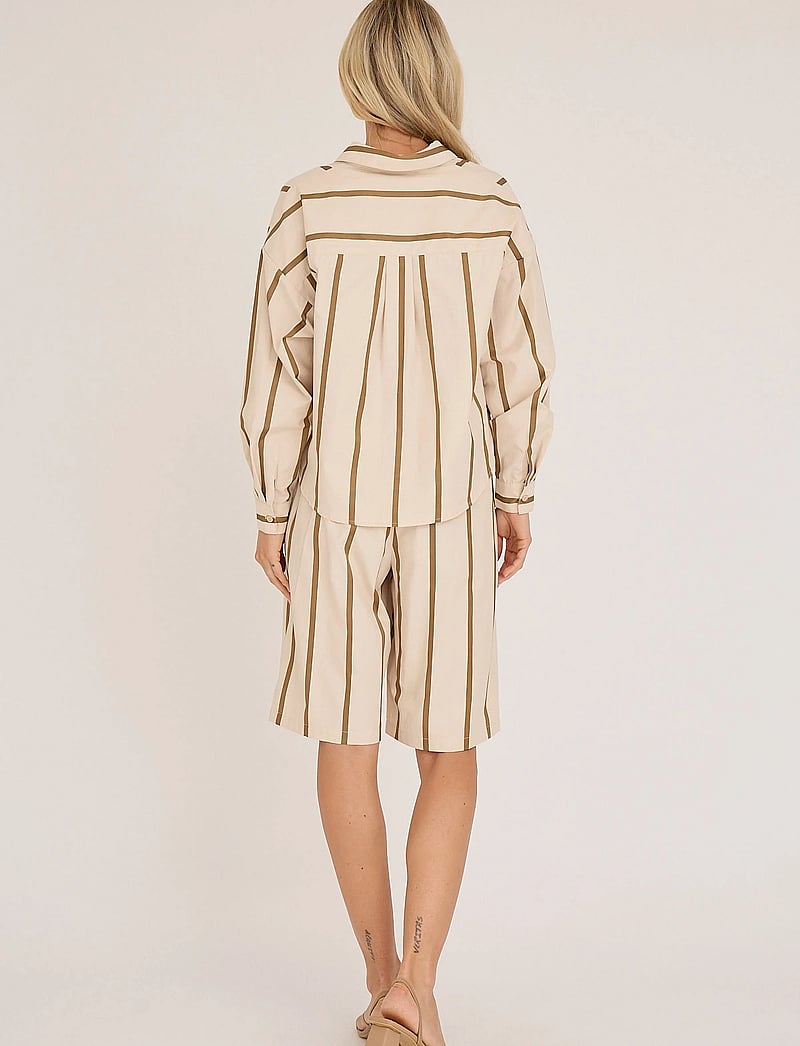 A-View - Ary shirt - langærmede skjorter - brown/sand - 3