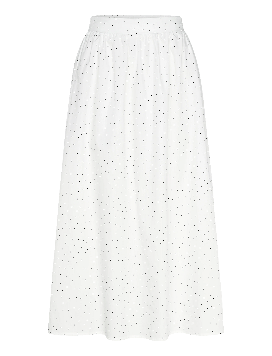 A-View - Aida skirt - maxi röcke - white/black dot - 1