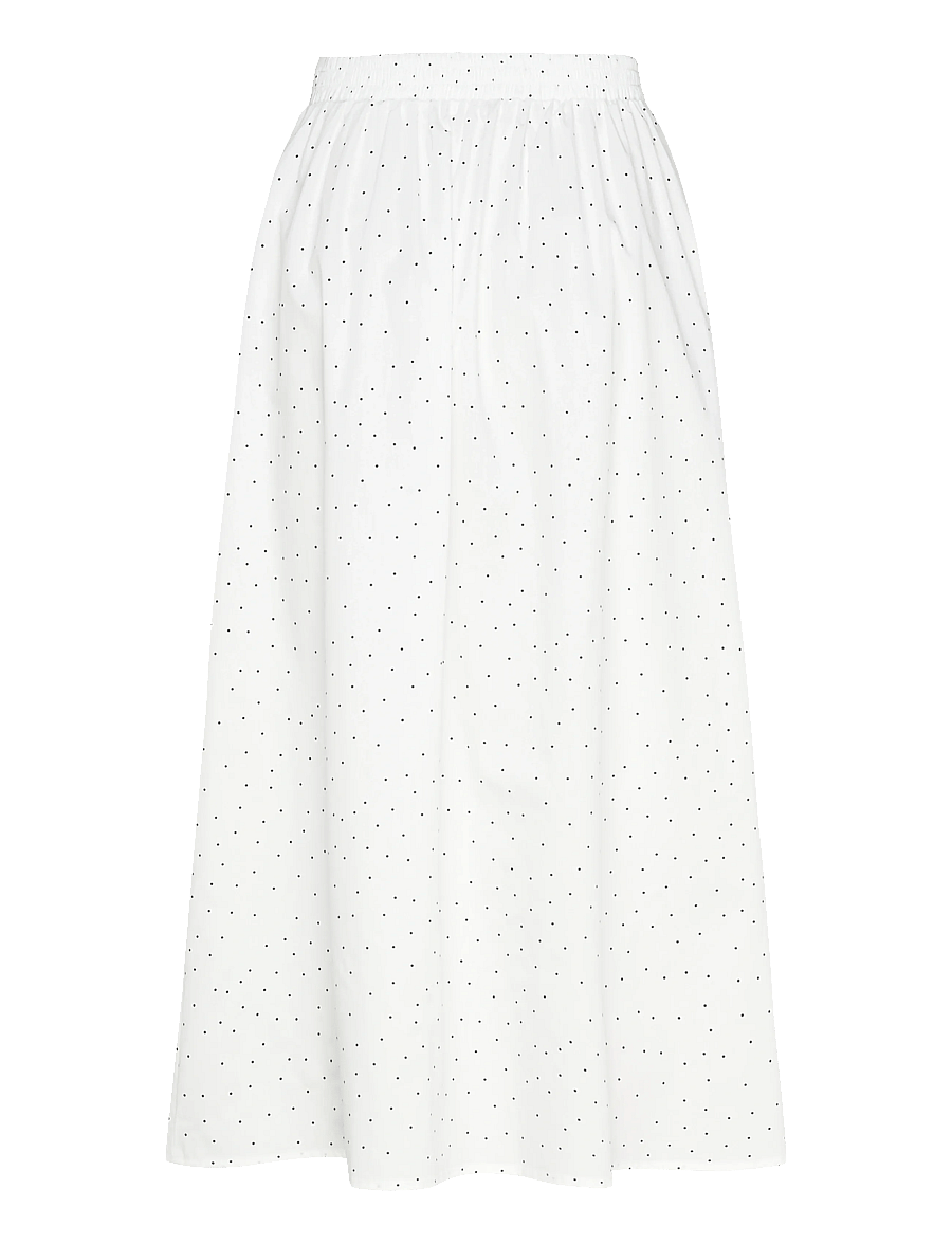 A-View - Aida skirt - maxi röcke - white/black dot - 2