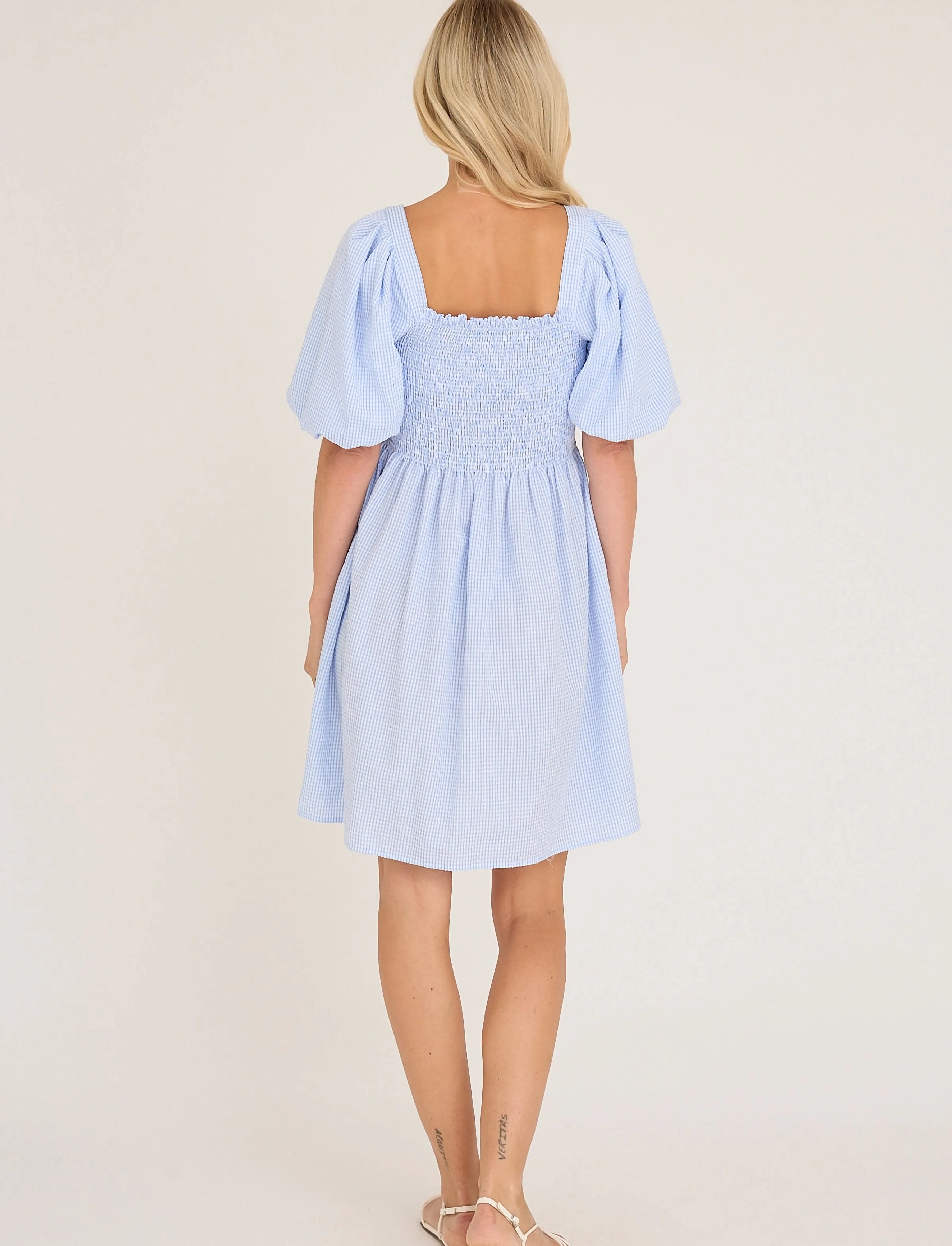 A-View - Cheri short dress - suvekleidid - light blue - 3