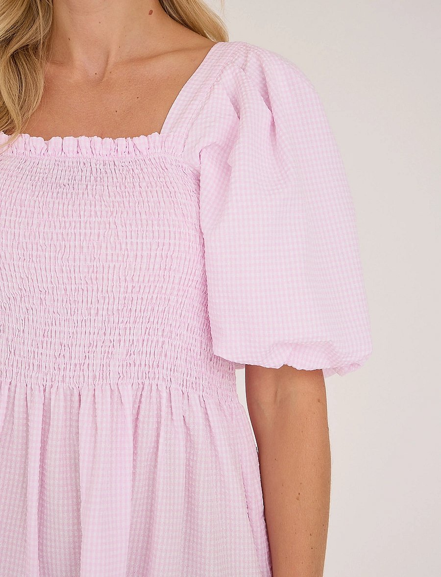 A-View - Cheri short dress - sommerkleider - pale rose - 4