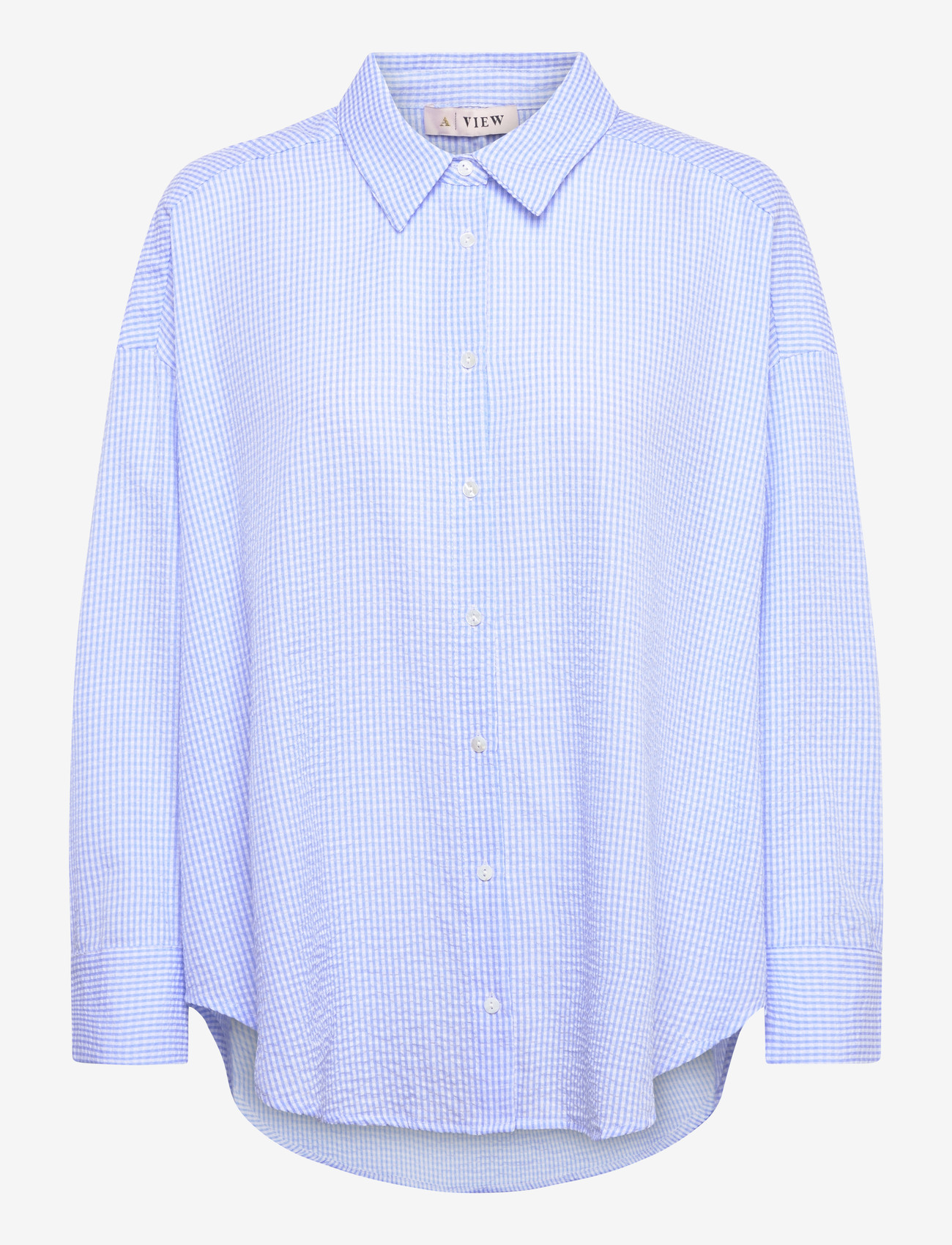 A-View - Sonja shirt - langärmlige hemden - light blue - 0