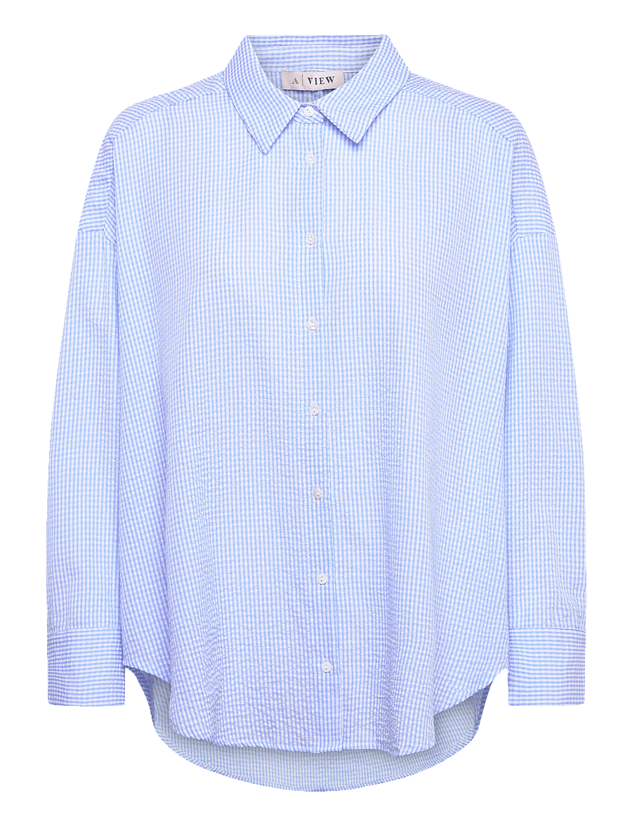 A-View - Sonja shirt - long-sleeved shirts - light blue - 1