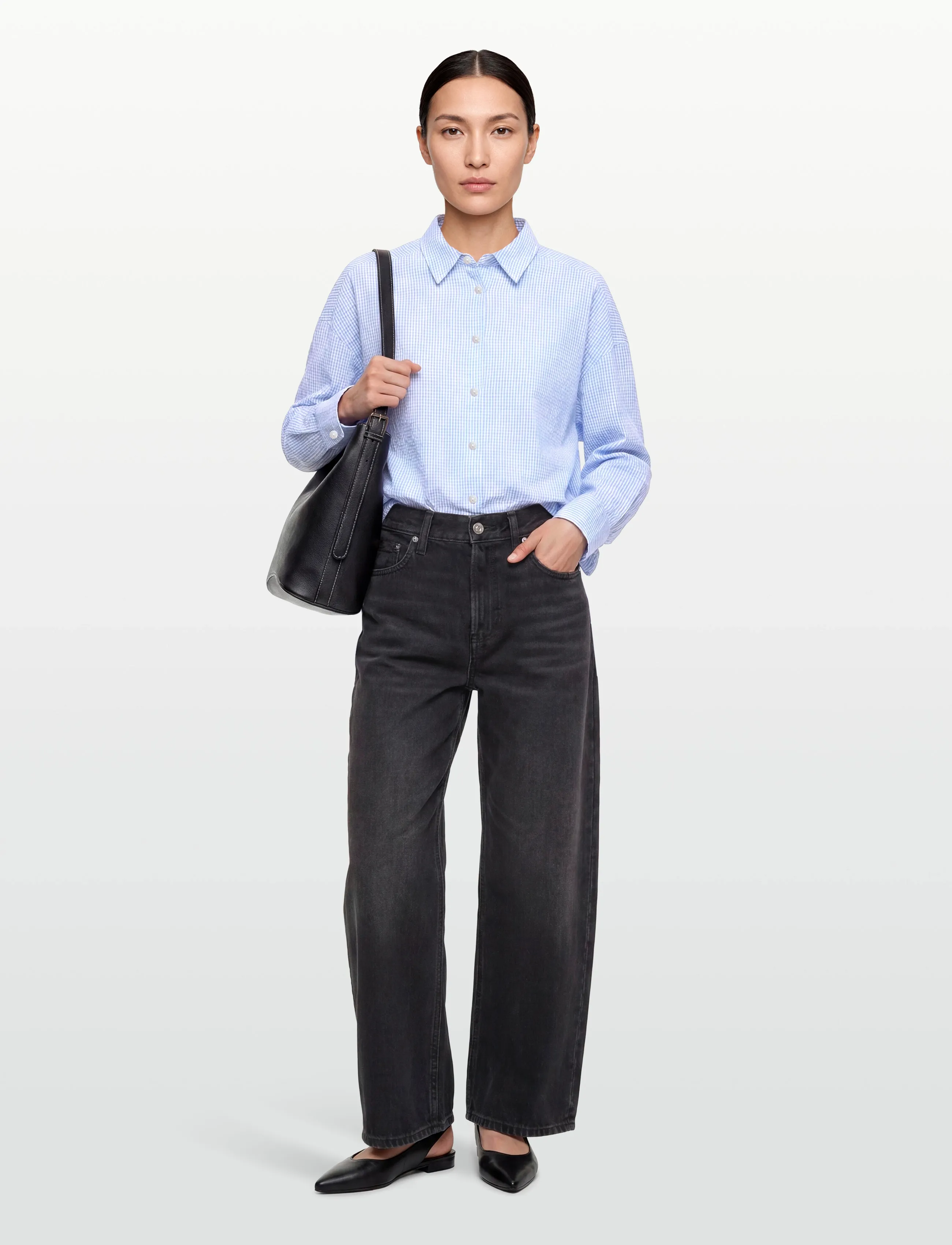 A-View Sonja shirt - Hemden - LIGHT BLUE / blue