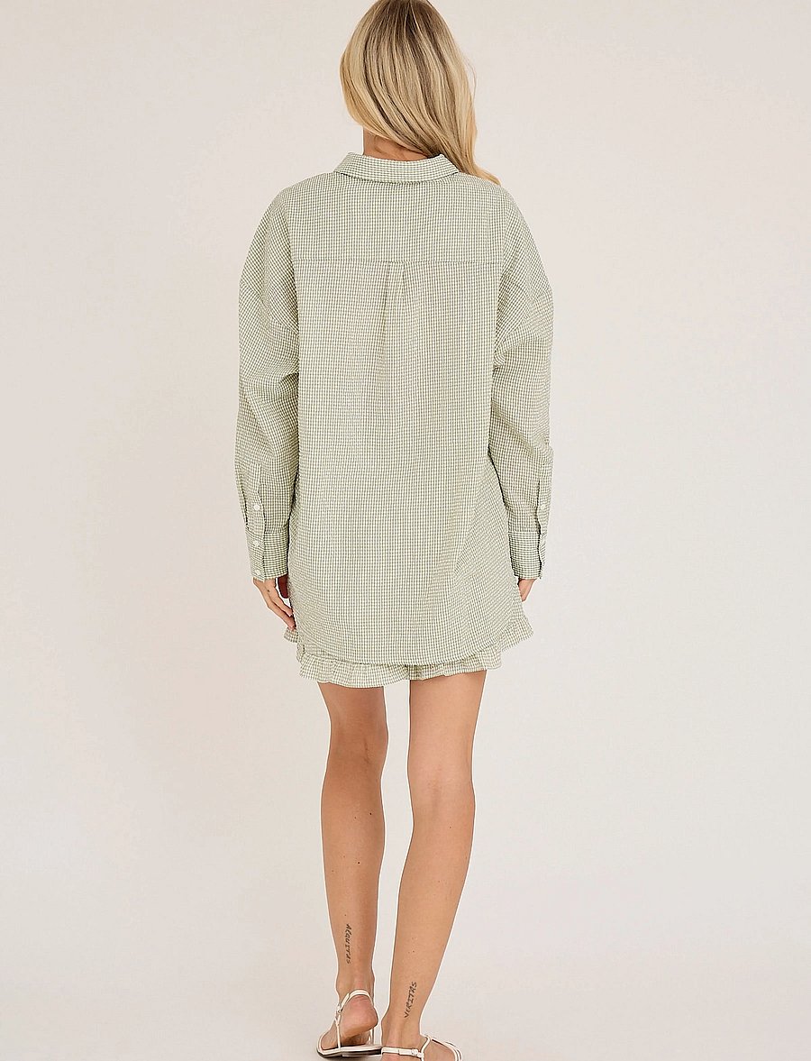 A-View - Sonja shirt - overhemden met lange mouwen - light green - 3