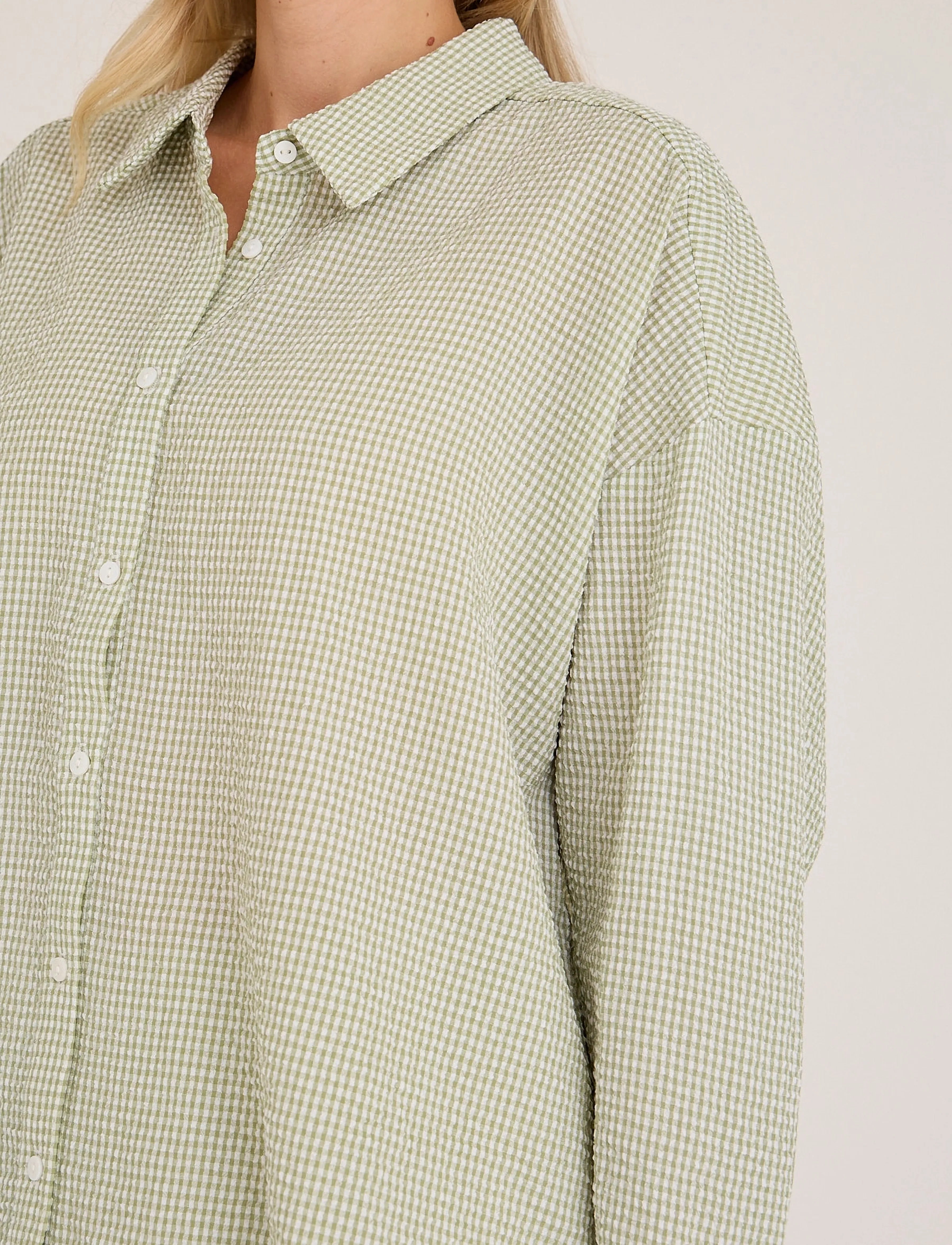 A-View - Sonja shirt - langärmlige hemden - light green - 4