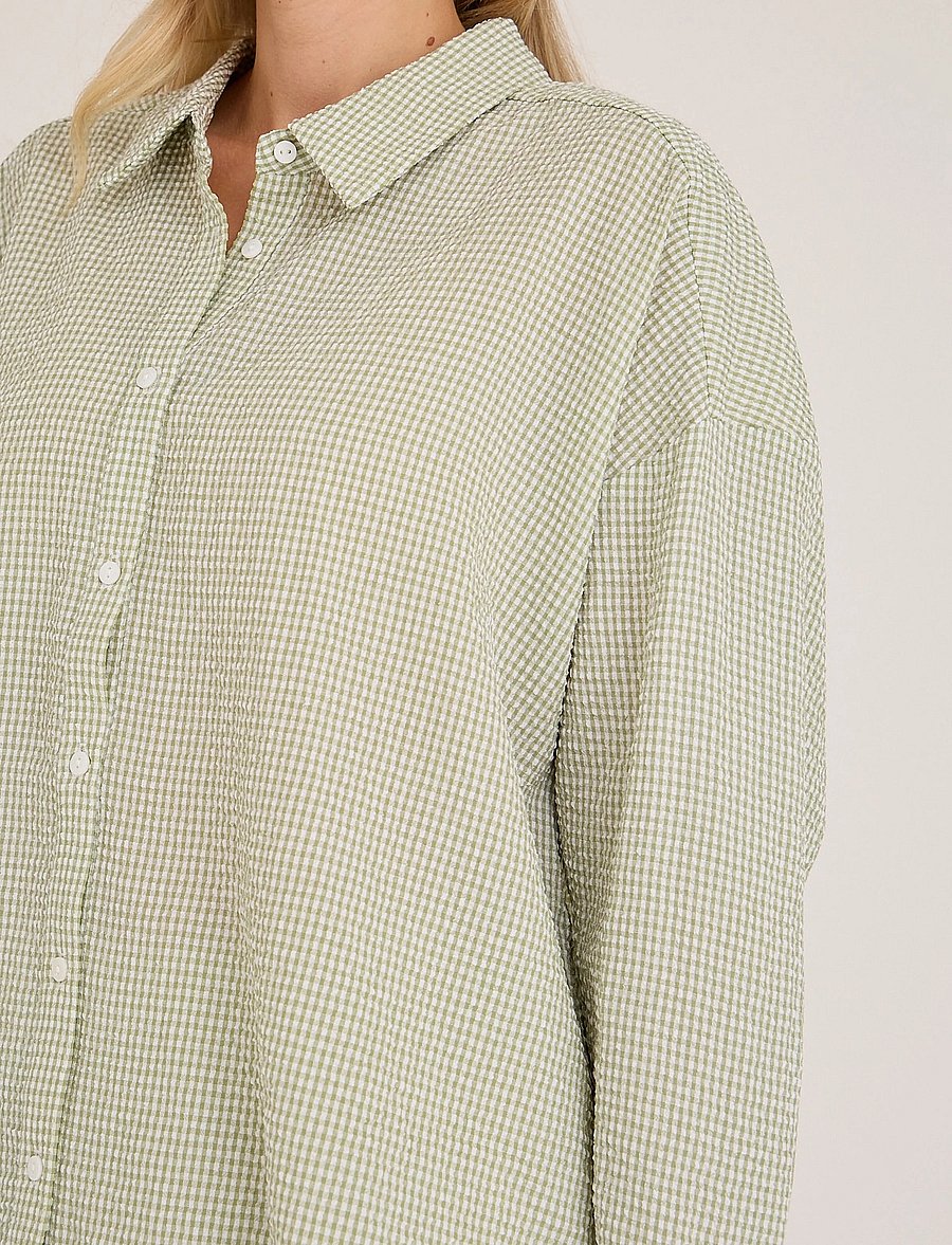 A-View - Sonja shirt - overhemden met lange mouwen - light green - 4