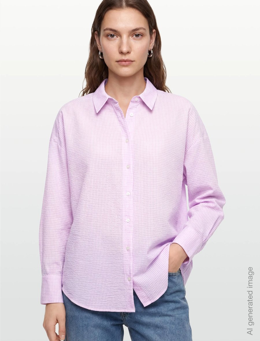 A-View - Sonja shirt - langærmede skjorter - pale rose - 3