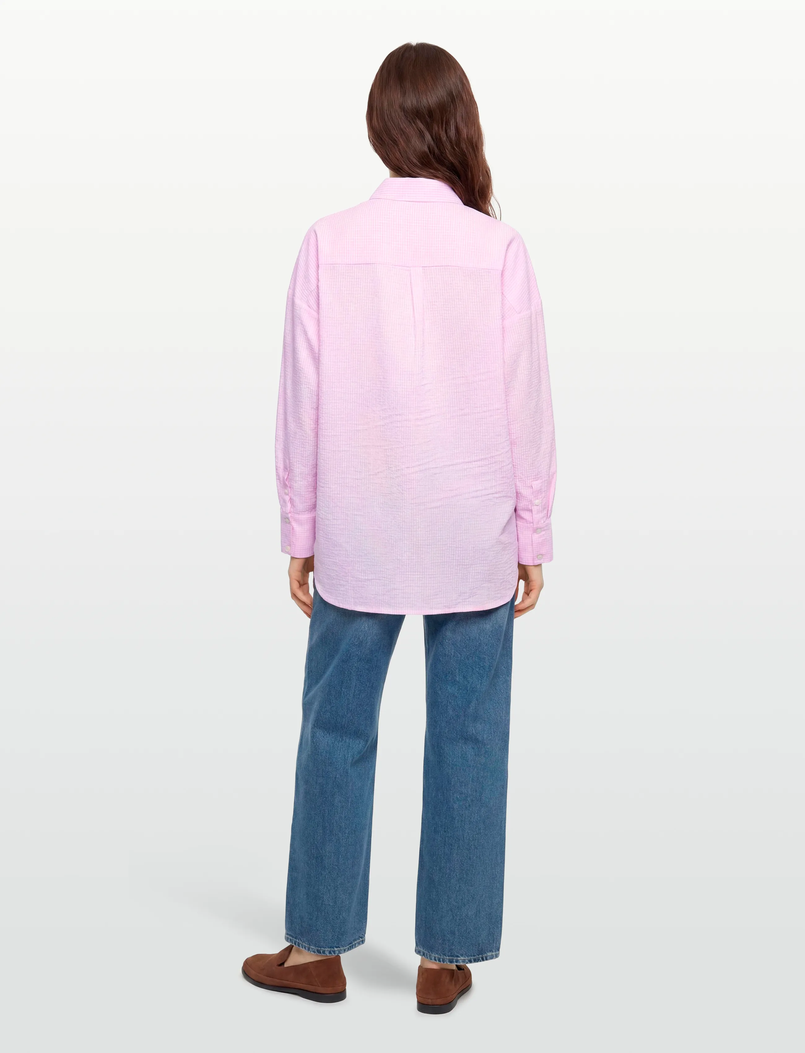 A-View - Sonja shirt - langærmede skjorter - pale rose - 4