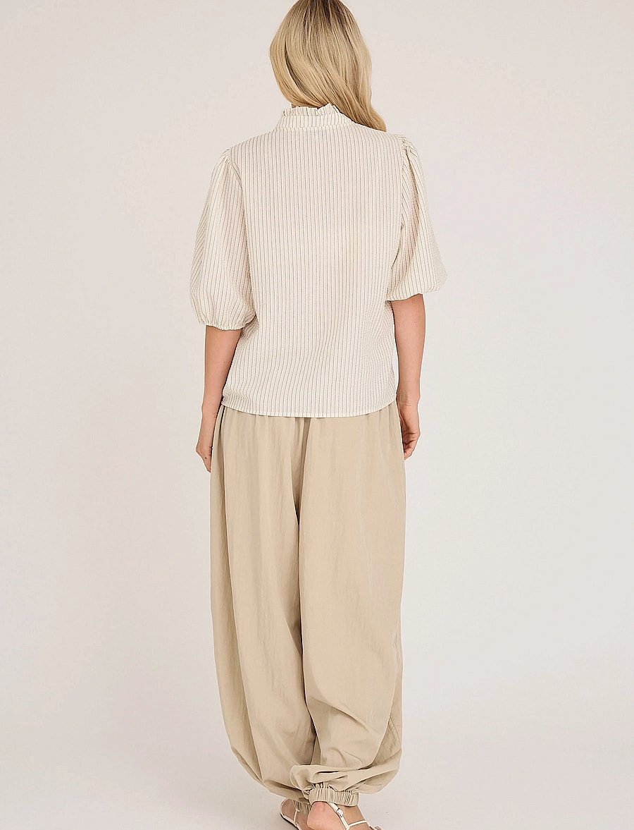 A-View - Manon balloon pants - barrel-bukser - sand - 3