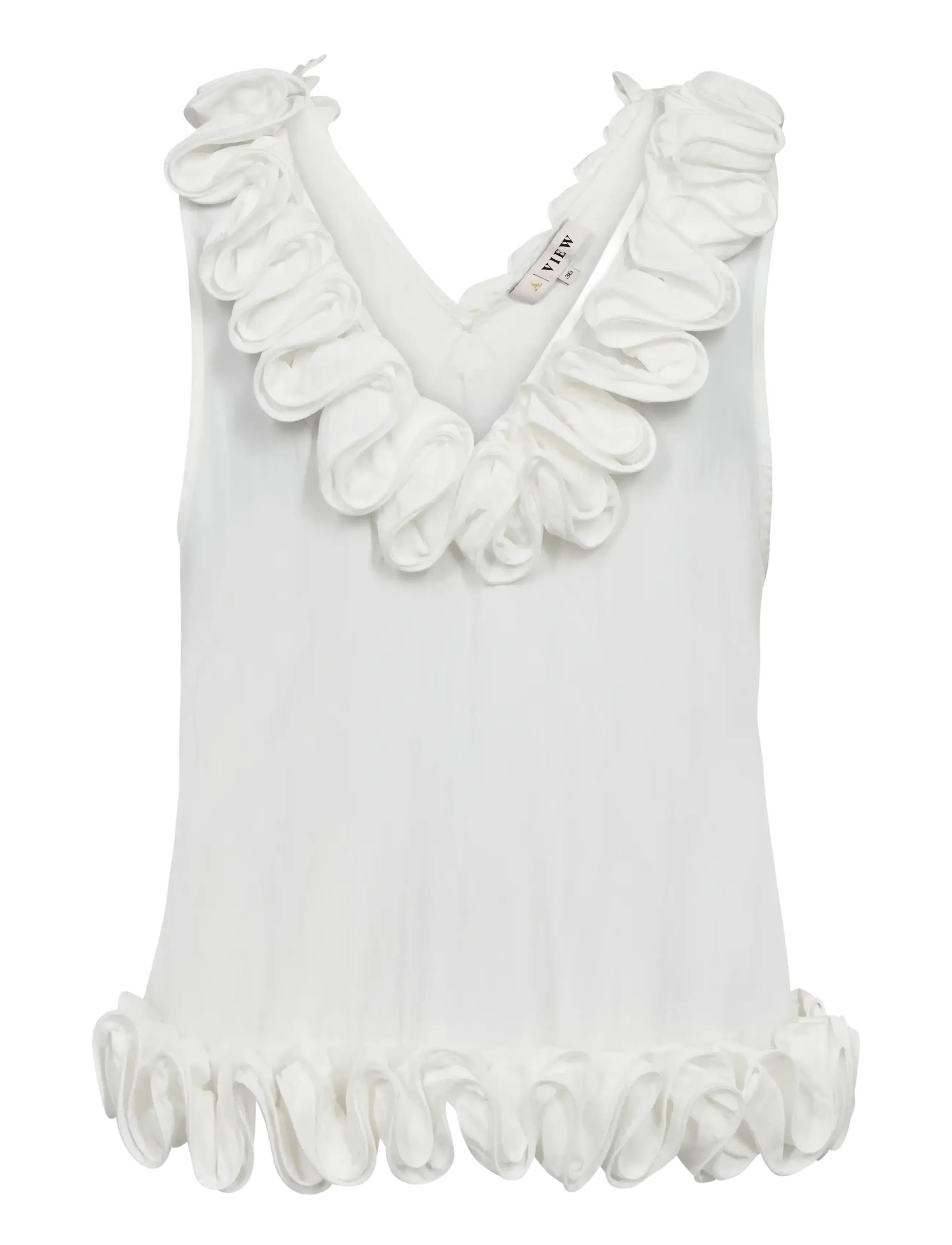 A-View - Vidaisy top - Ärmellose tops - white - 2