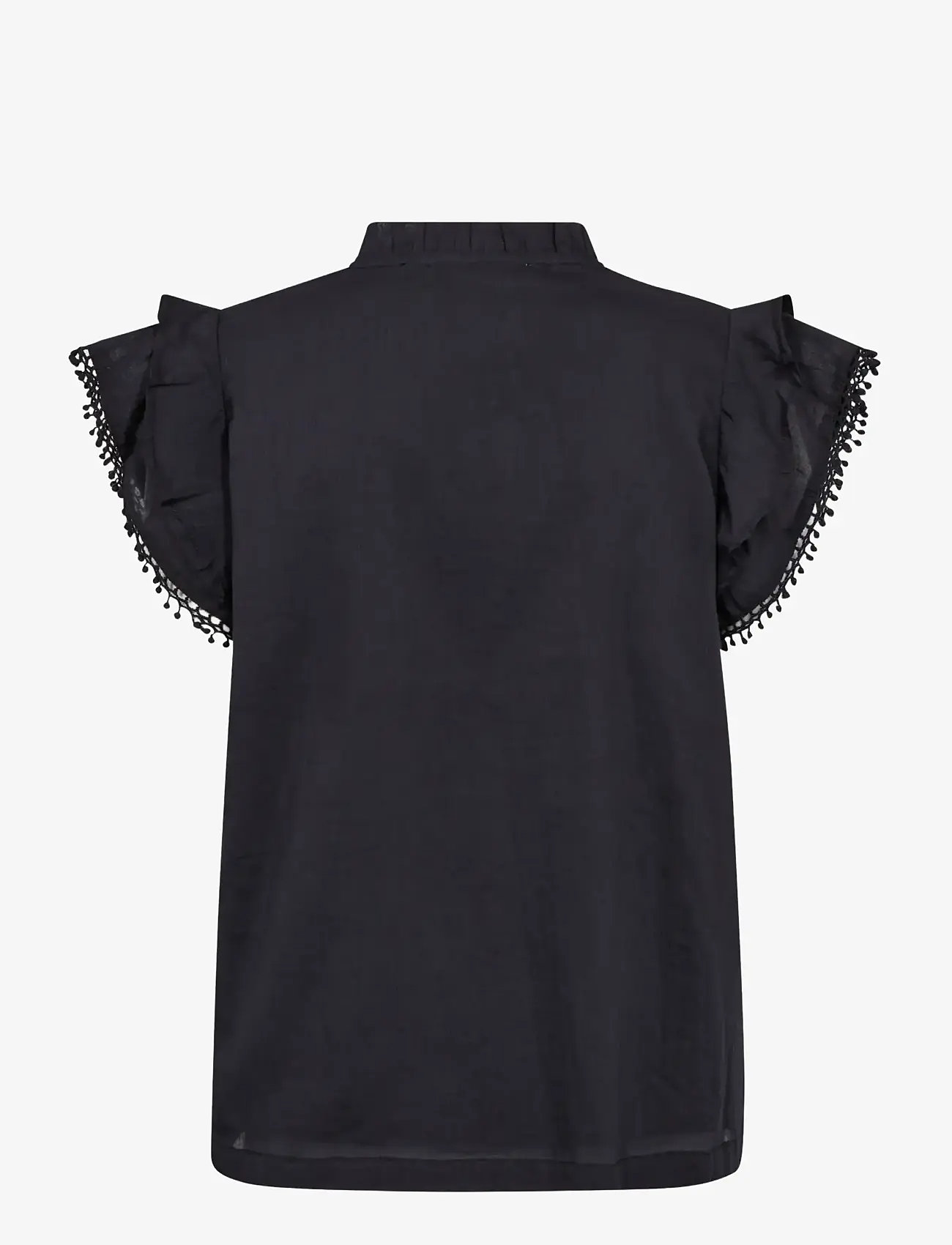 A-View - Avery top - kurzämlige blusen - black - 1